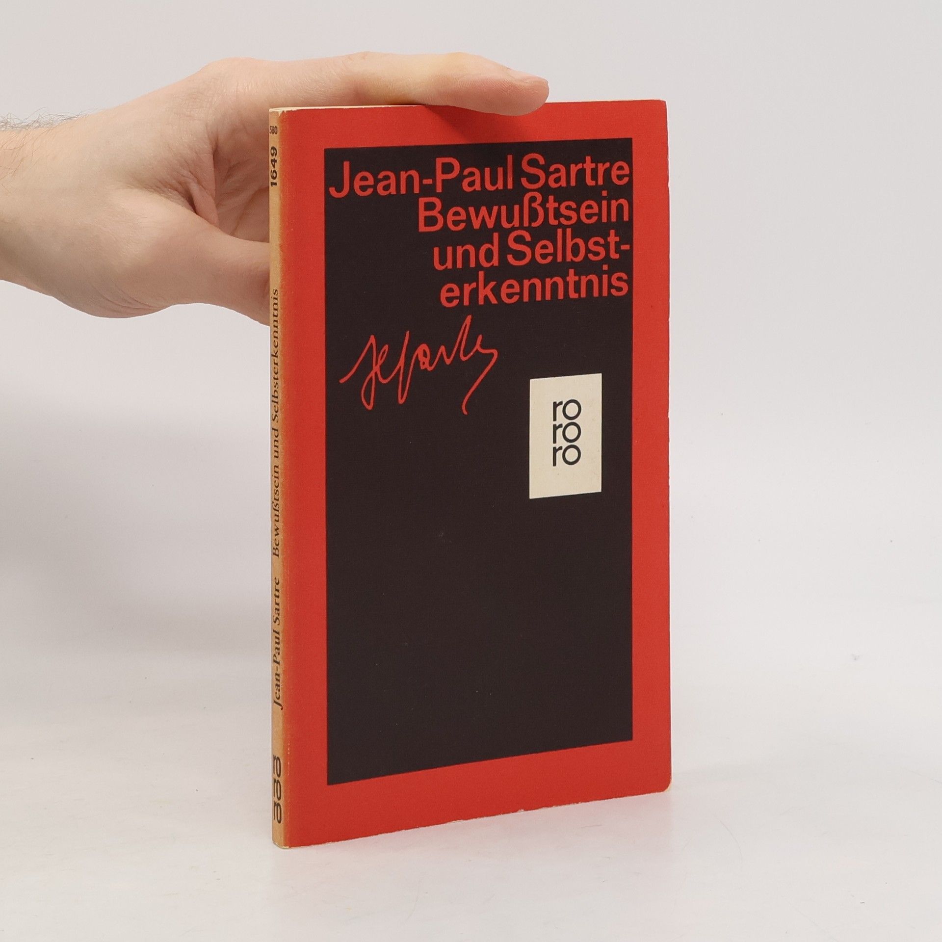 Jean-Paul Sartre Bewußtsein und Selbsterkenntnis