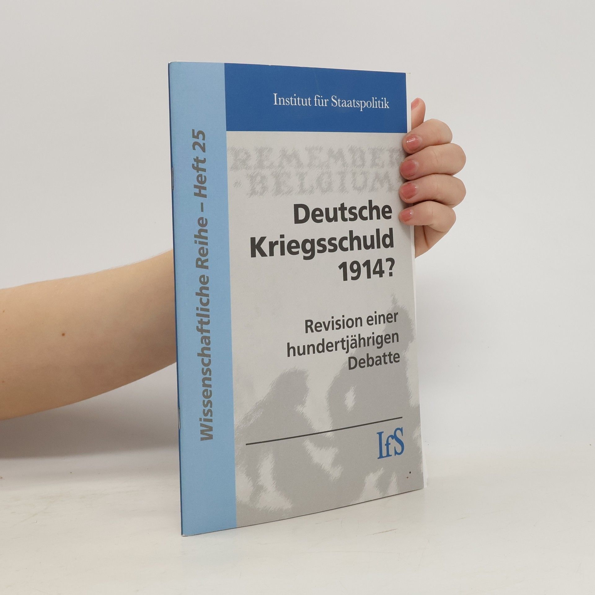 Collectif d'auteurs Deutsche Kriegsschuld 1914?