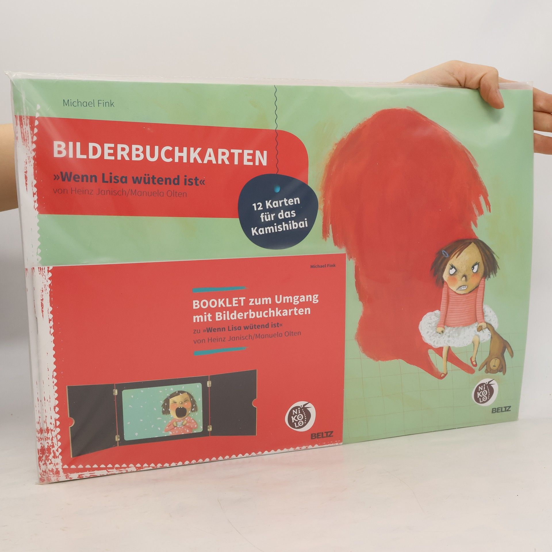 Michael Fink Bilderbuchkarten 'Wenn Lisa wütend ist' von Heinz Janisch/Manuela Olten