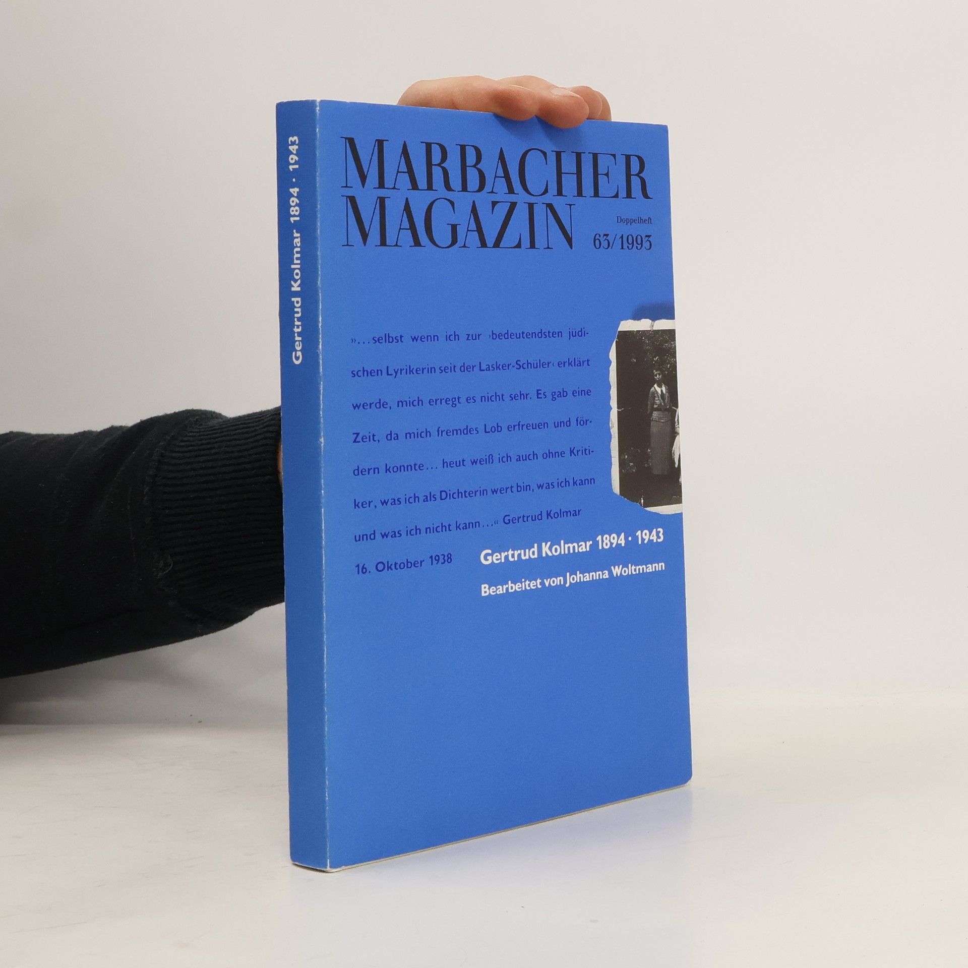 Johanna Woltmann Gertrud Kolmar