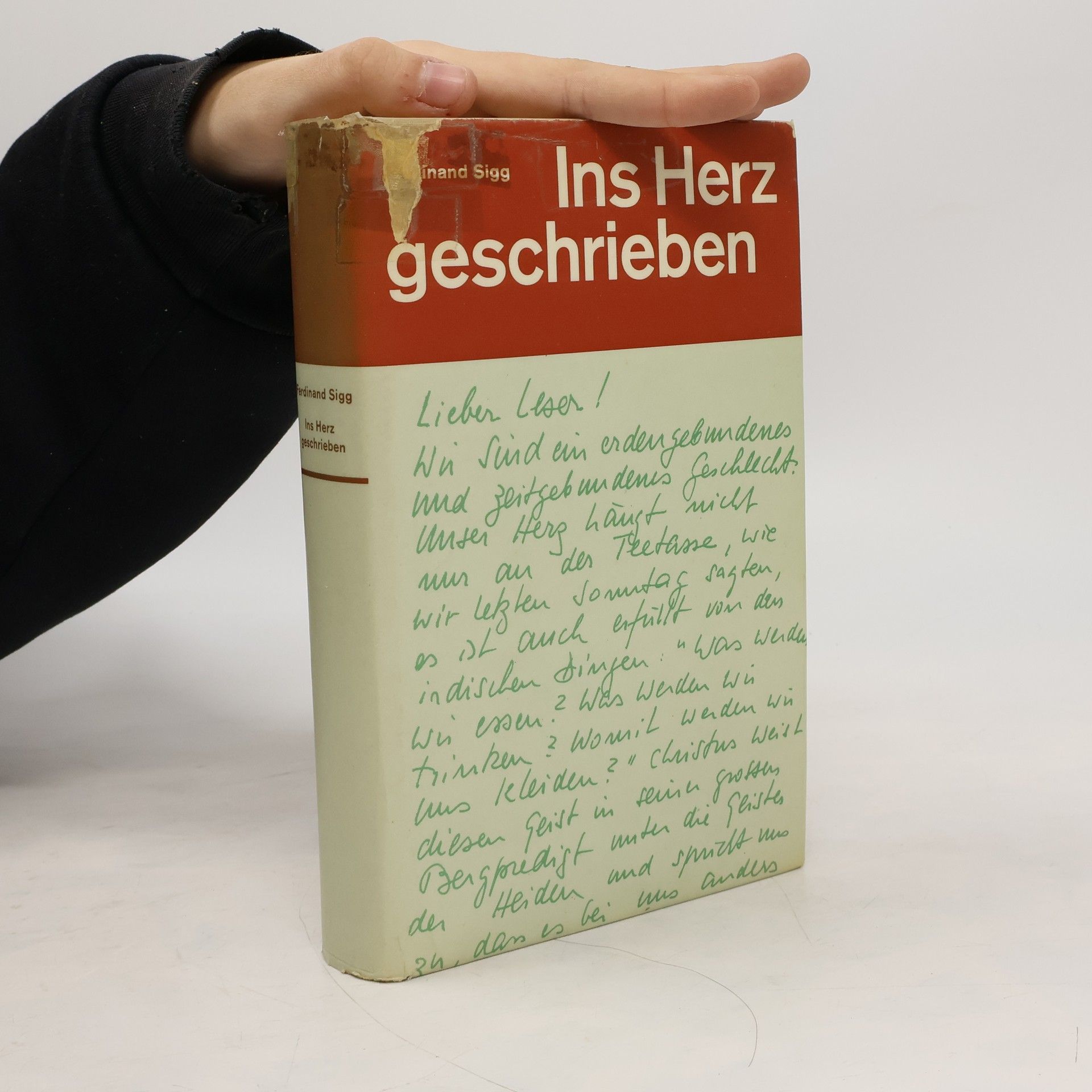 Ferdinand Sigg Ins Herz geschrieben