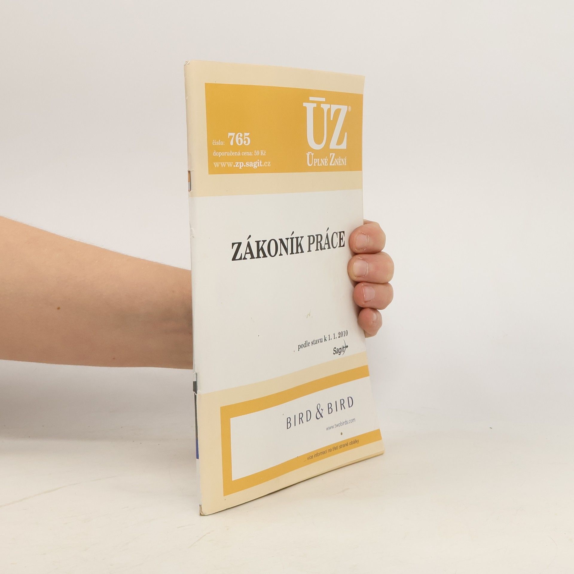 Česko ÚZ 765: Zákoník práce : podle stavu k 1.1.2010