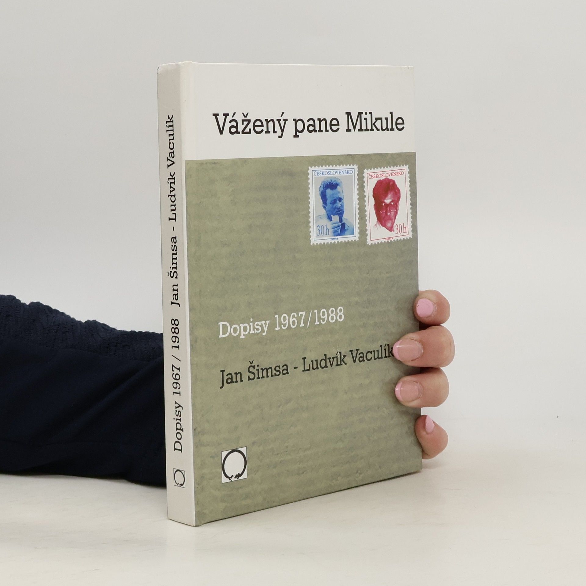 Jan Šimsa Vážený pane Mikule: dopisy 1967/1988