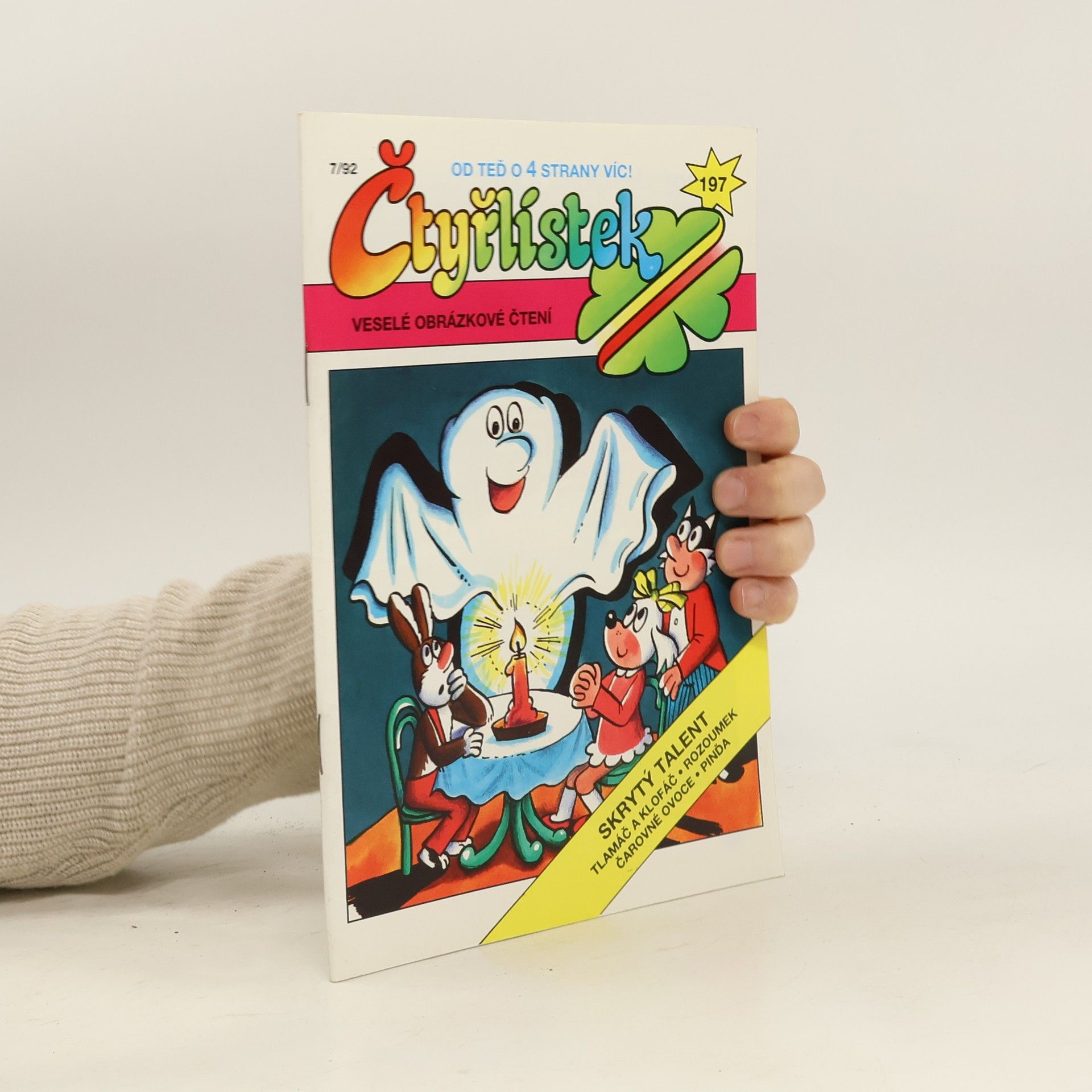 Kolektív autorov Čtyřlístek 197. 7/1992. Skrytý talent