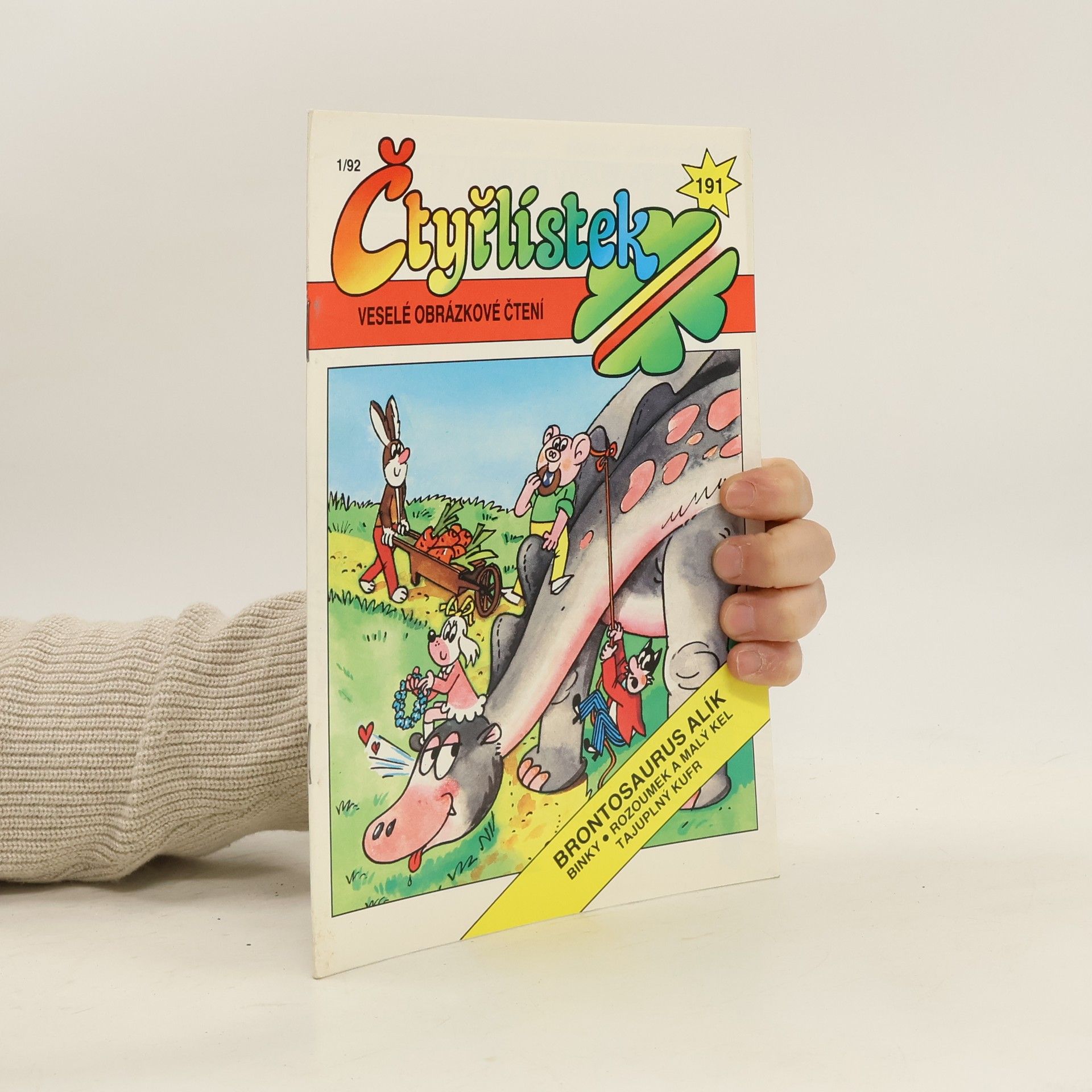 Kolektív autorov Čtyřlístek 191, 1/1992. Brontosaurus Alík