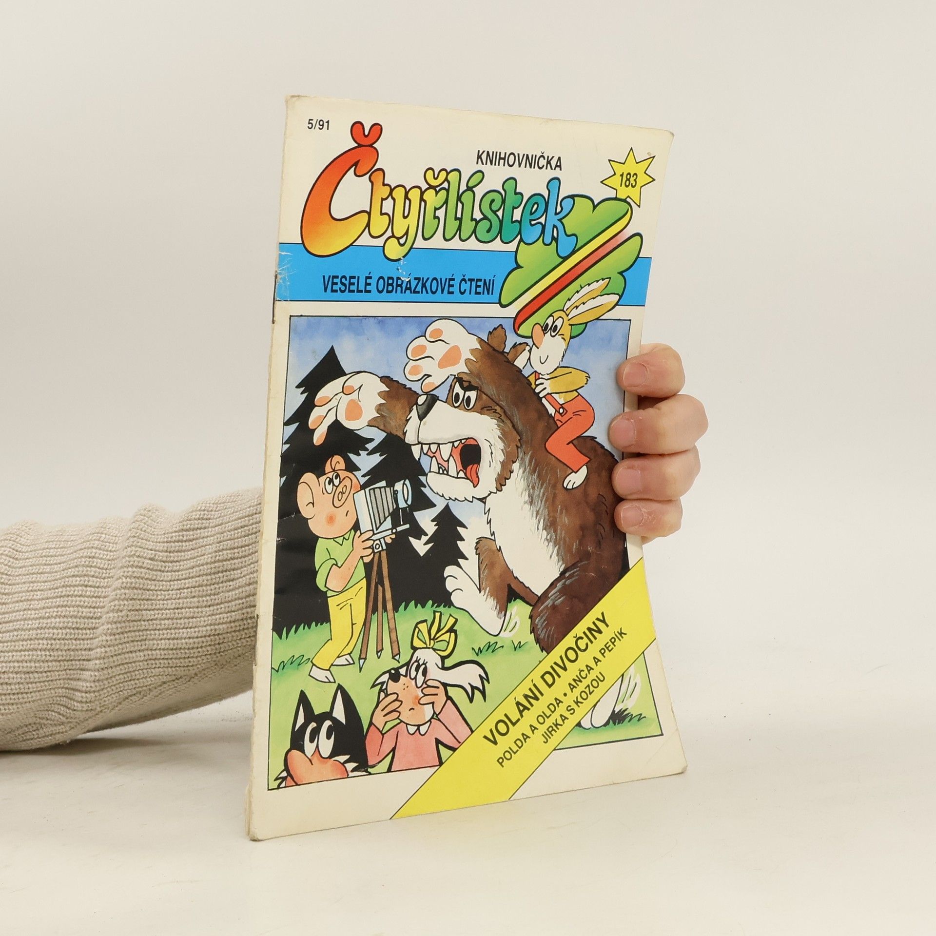 Jaroslav Němeček Čtyřlístek 5/1991 183. Volání divočiny