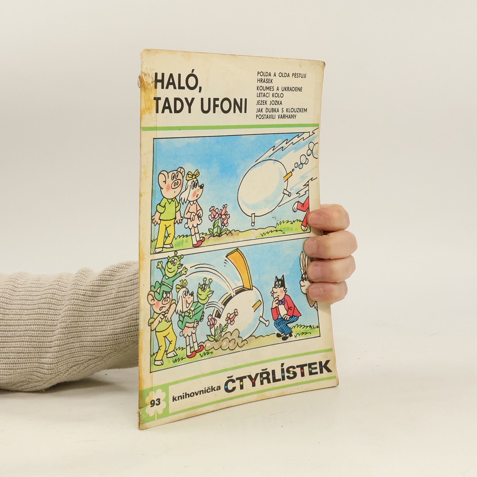 Jaroslav Němeček Čtyřlístek 93. Haló, tady ufoni