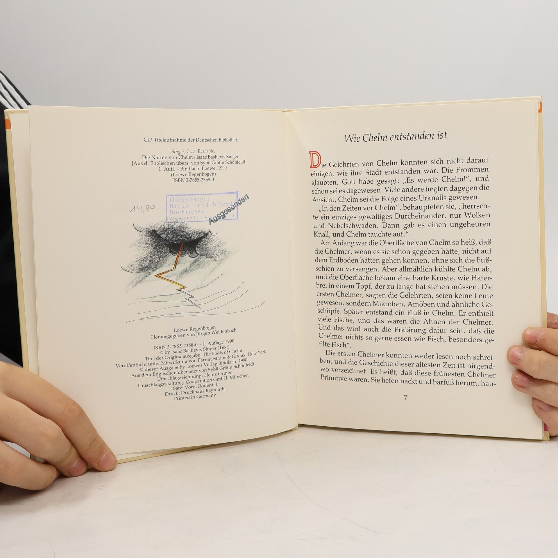 Isaac Bashevis Singer Loewe Regenbogen: Die Narren von Chelm - 1. Auflage