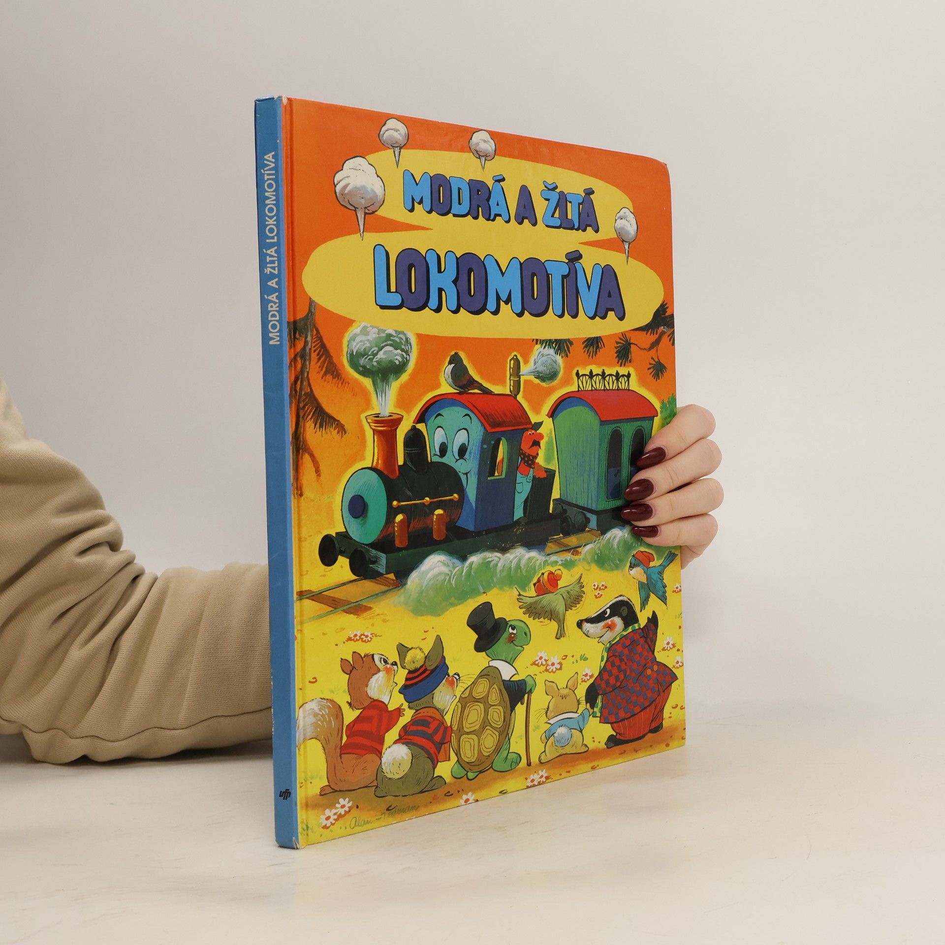 Hayden McAllister Modrá a žltá lokomotíva