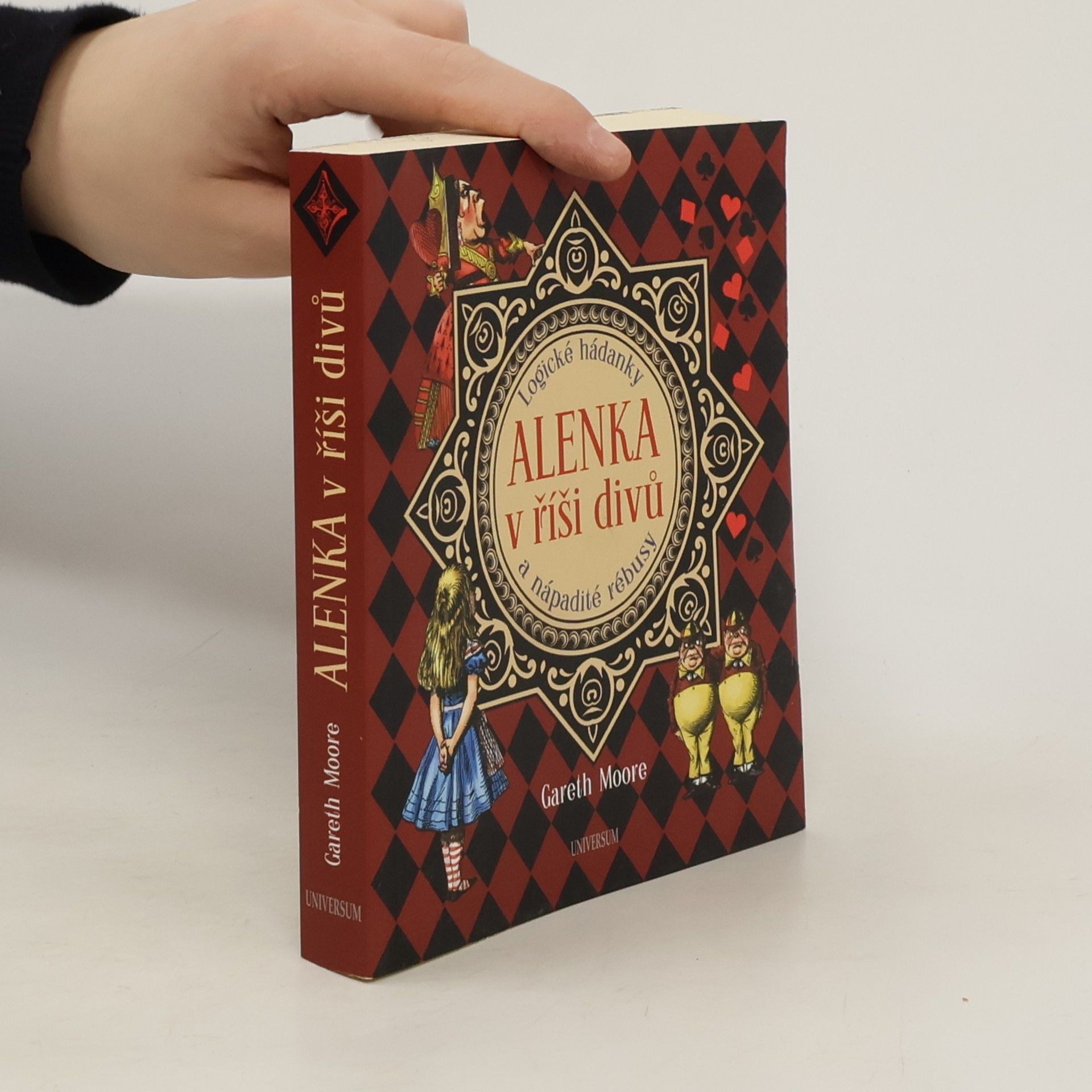 Gareth Moore Alenka v říši divů: Logické hádanky a nápadité rébusy