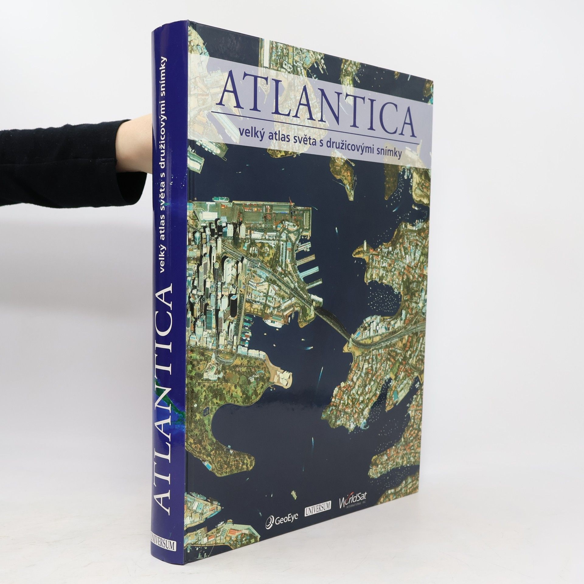 Ambros Brucker Atlantica velký atlas světa s družicovými snímky