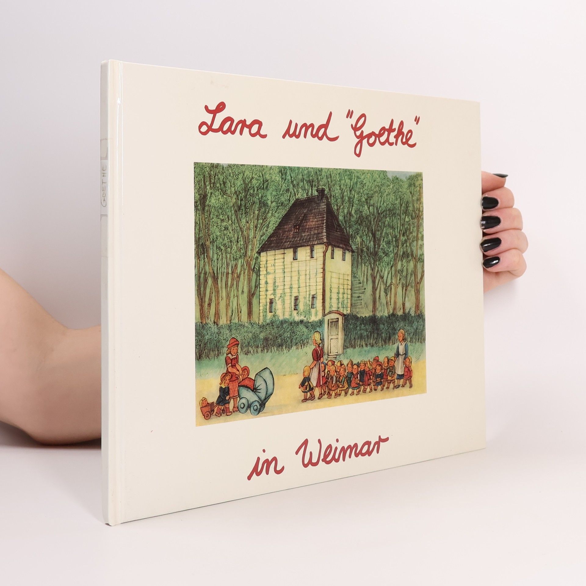 Tina Bauer-Pezellen Lara und "Goethe" in Weimar