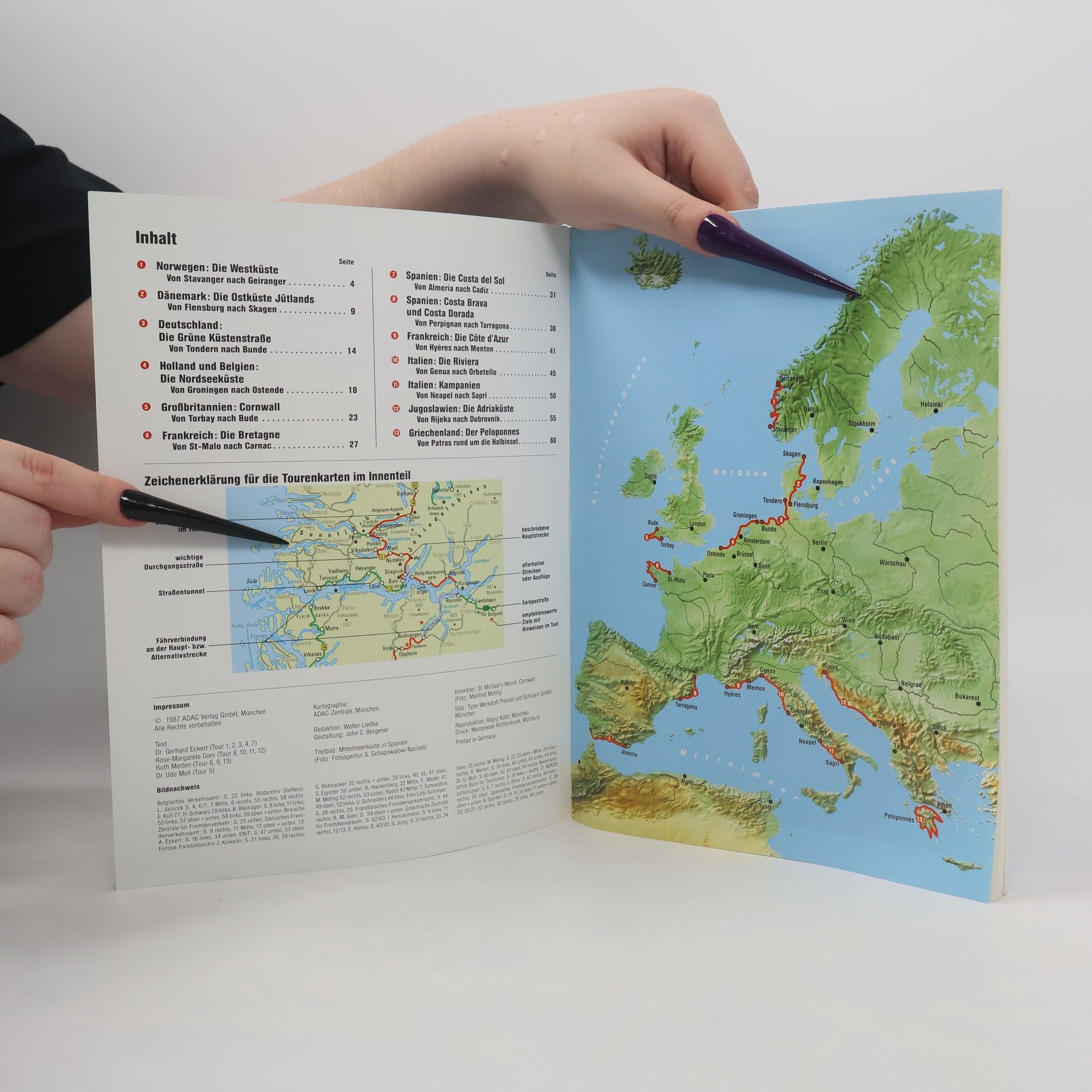 Autorenkollektiv Die schönsten Küstenstraßen Europas