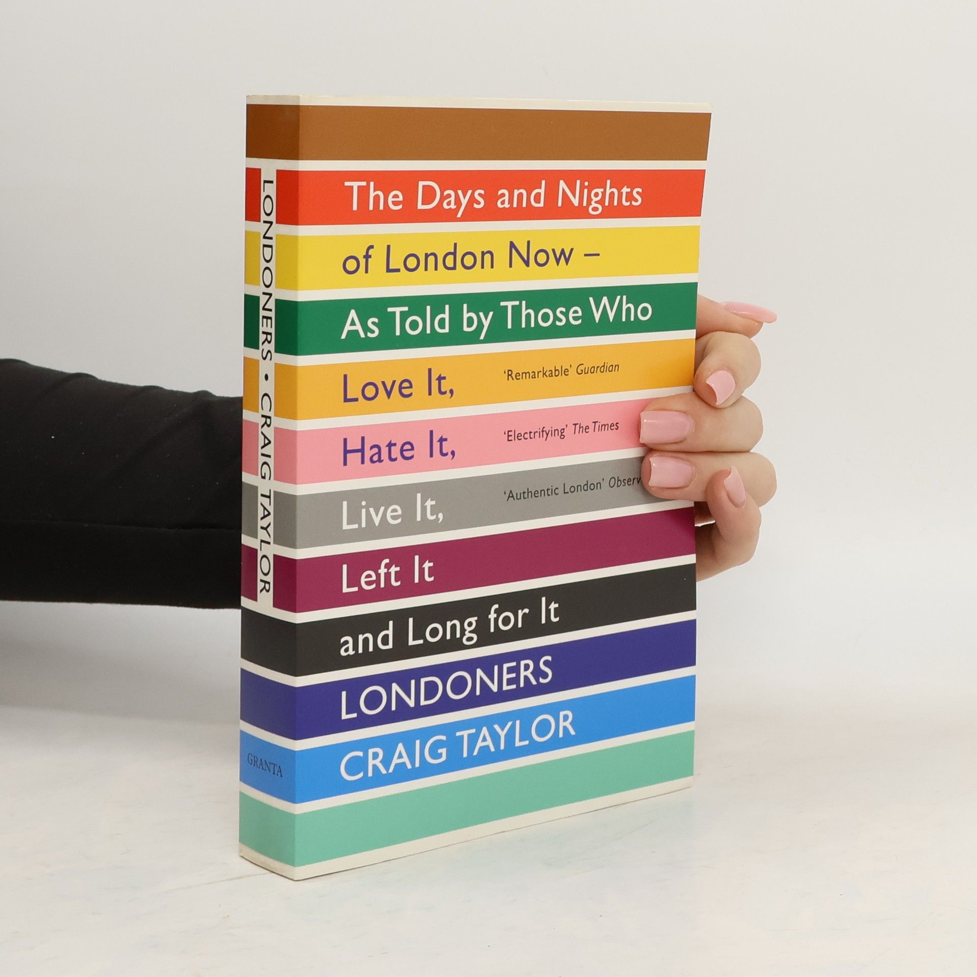 Graig Taylor Londoners. The days and nights of London now - as told by those who Love it, Hate it, Live it, Left it and Long for it