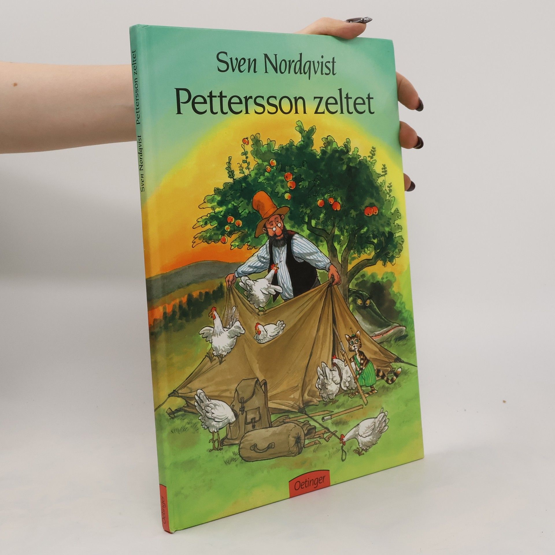 Sven Nordqvist Pettersson zeltet
