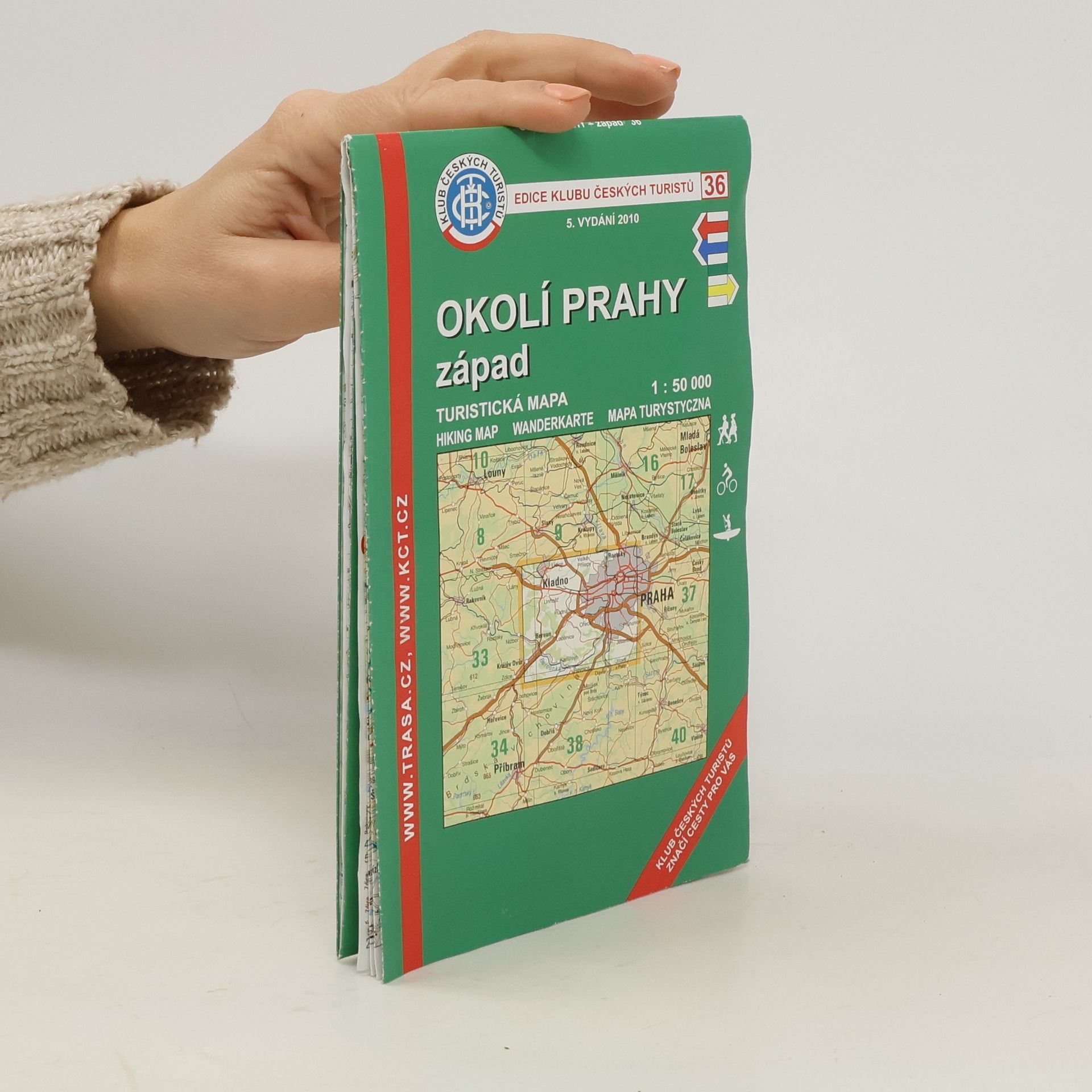 Kolektiv autorů Okolí Prahy - západ: turistická mapa 1:50 000