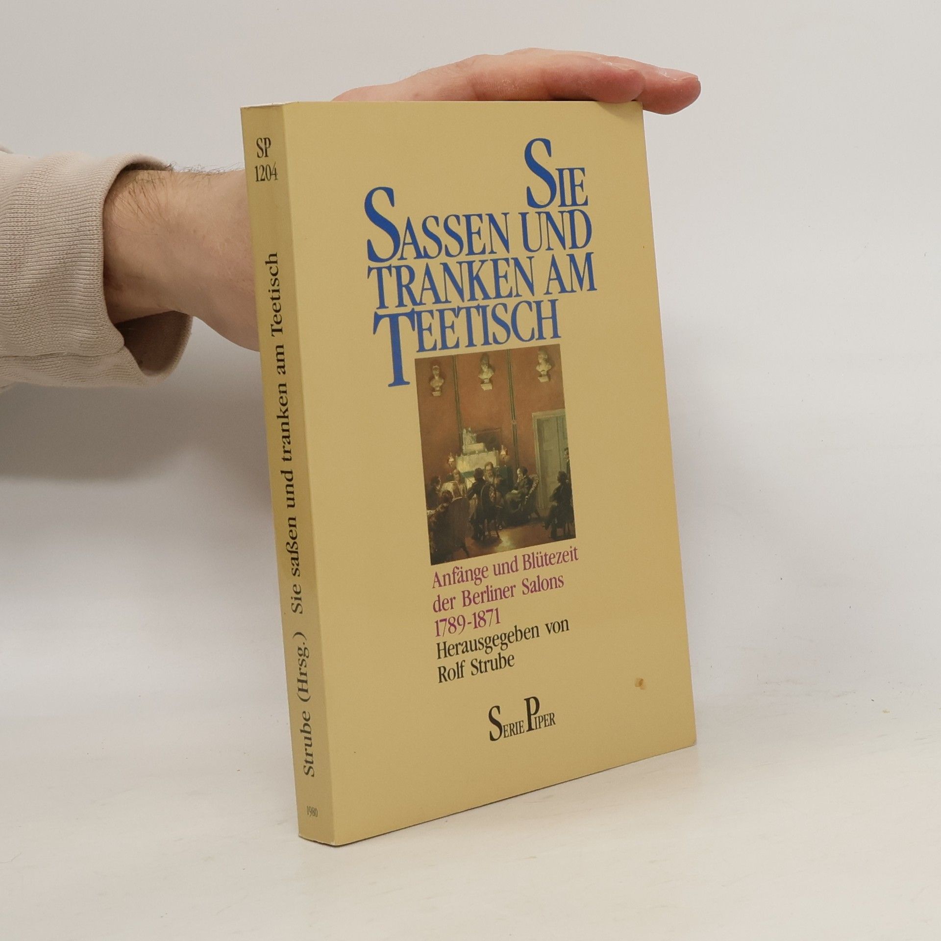 Sie sassen und tranken am Teetisch