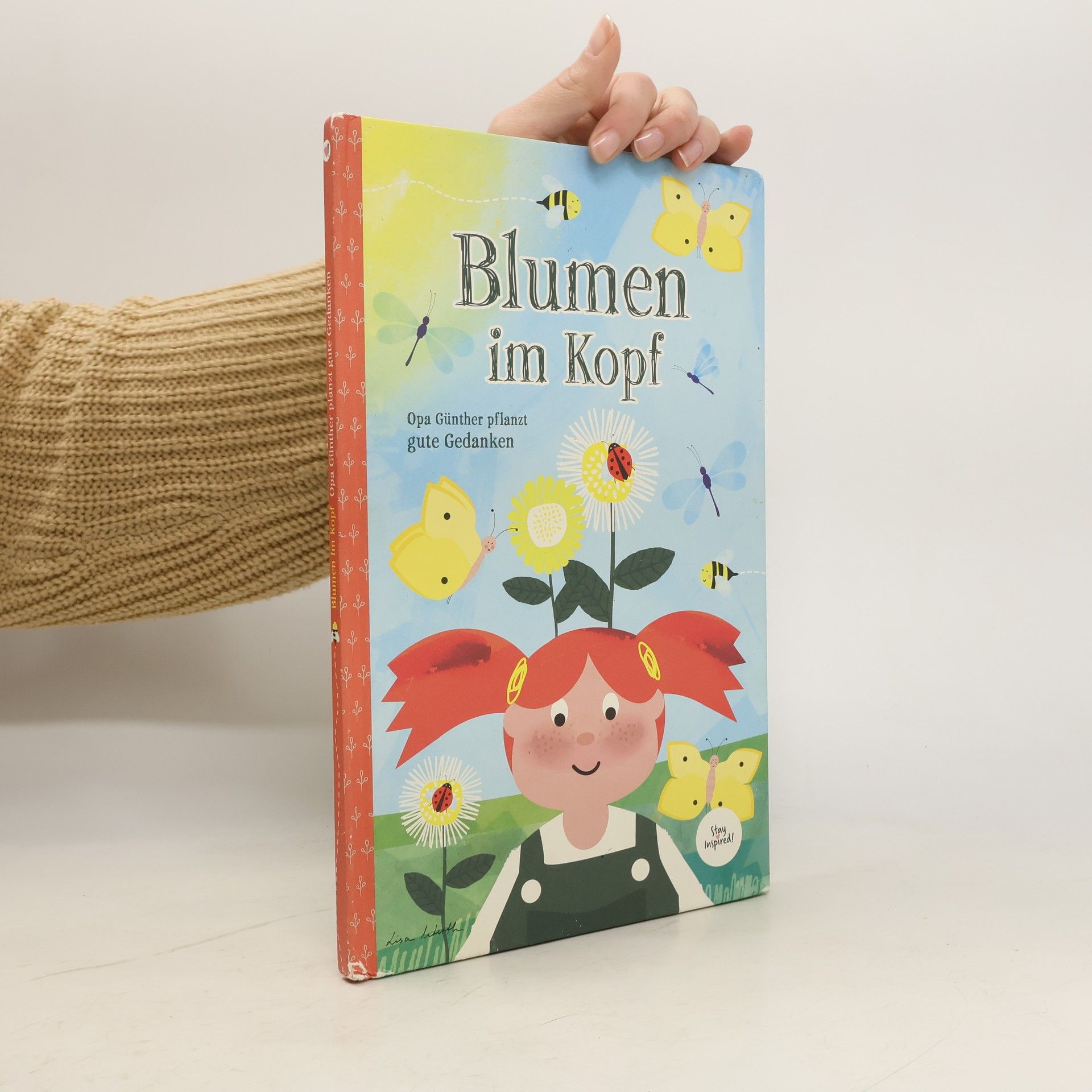 Blumen im Kopf. Opa Günther pflanzt gute Gedanken