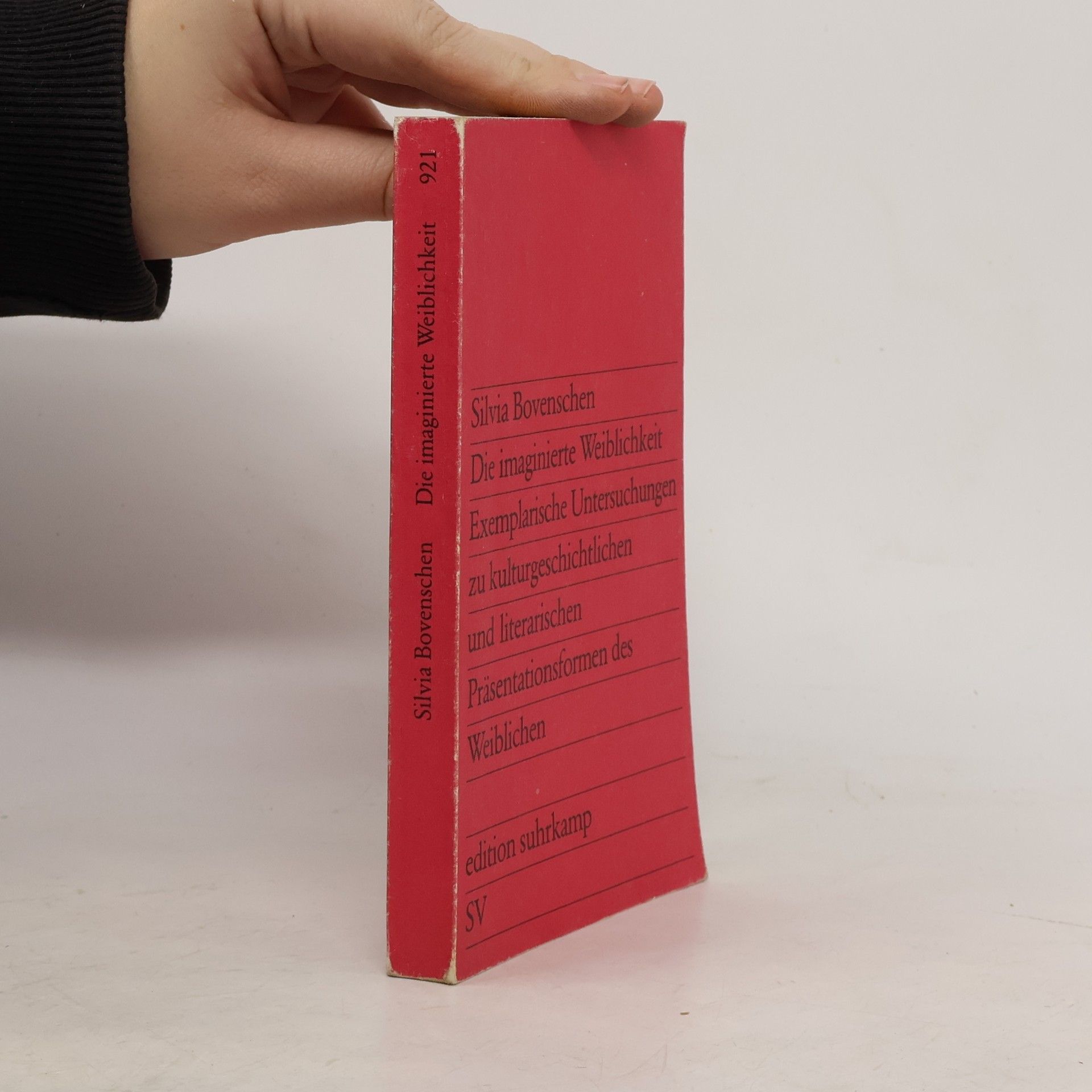 Silvia Bovenschen Die imaginierte Weiblichkeit