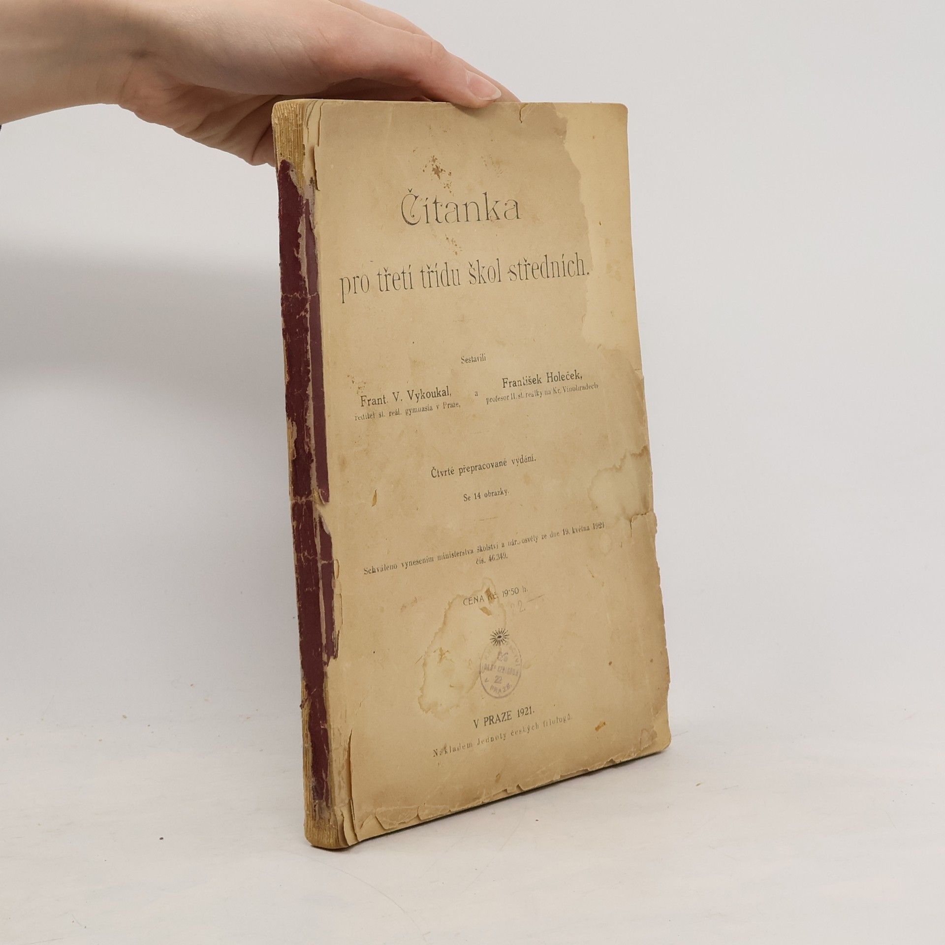 Čítanka pro třetí třídu škol středních
