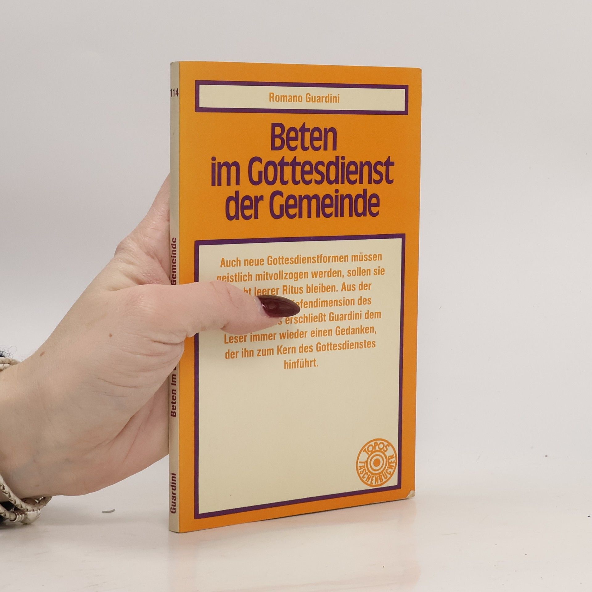 Romano Guardini Beten im Gottesdienst der Gemeinde