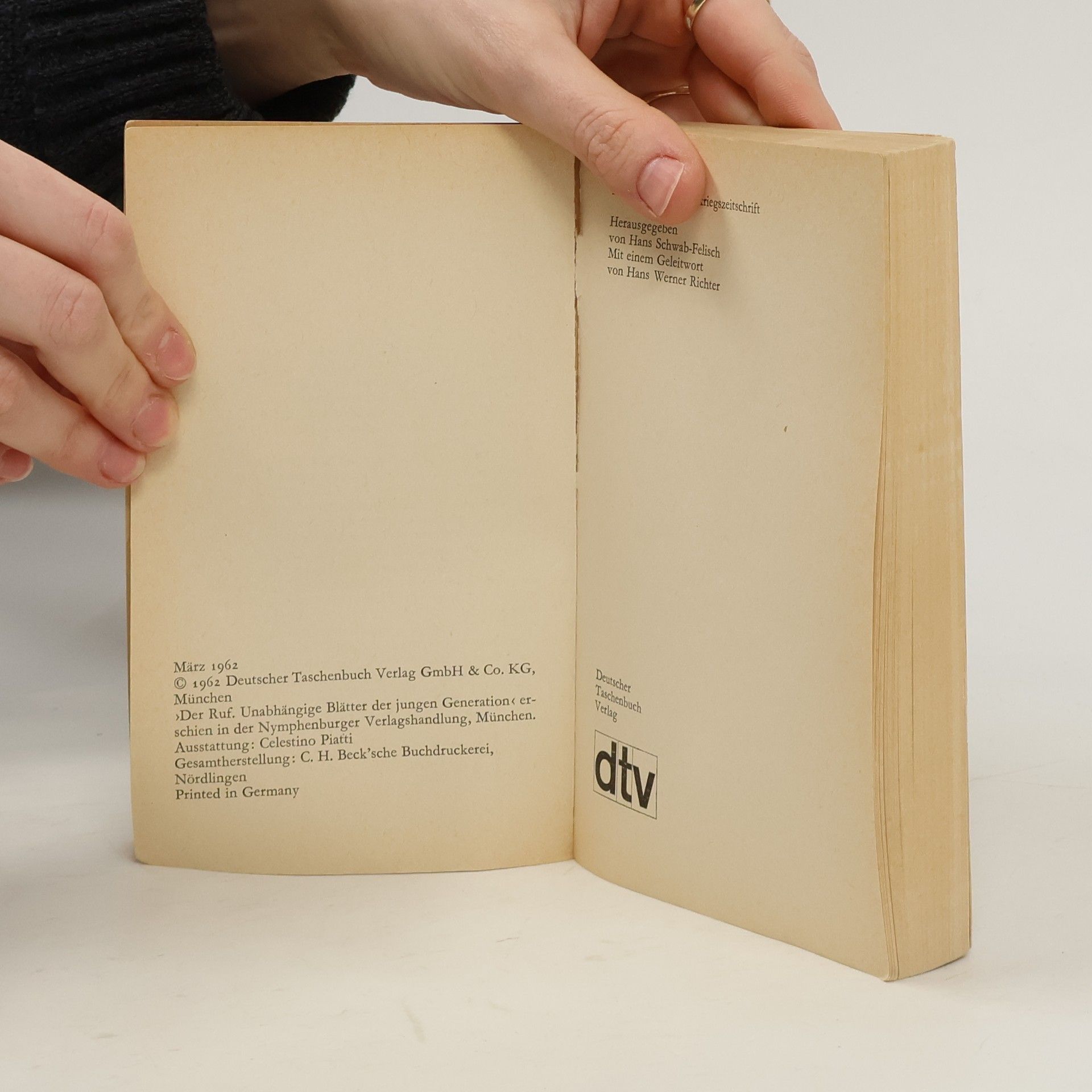 Various authors Der Ruf. Eine deutsche Nachkriegs zeitschrift