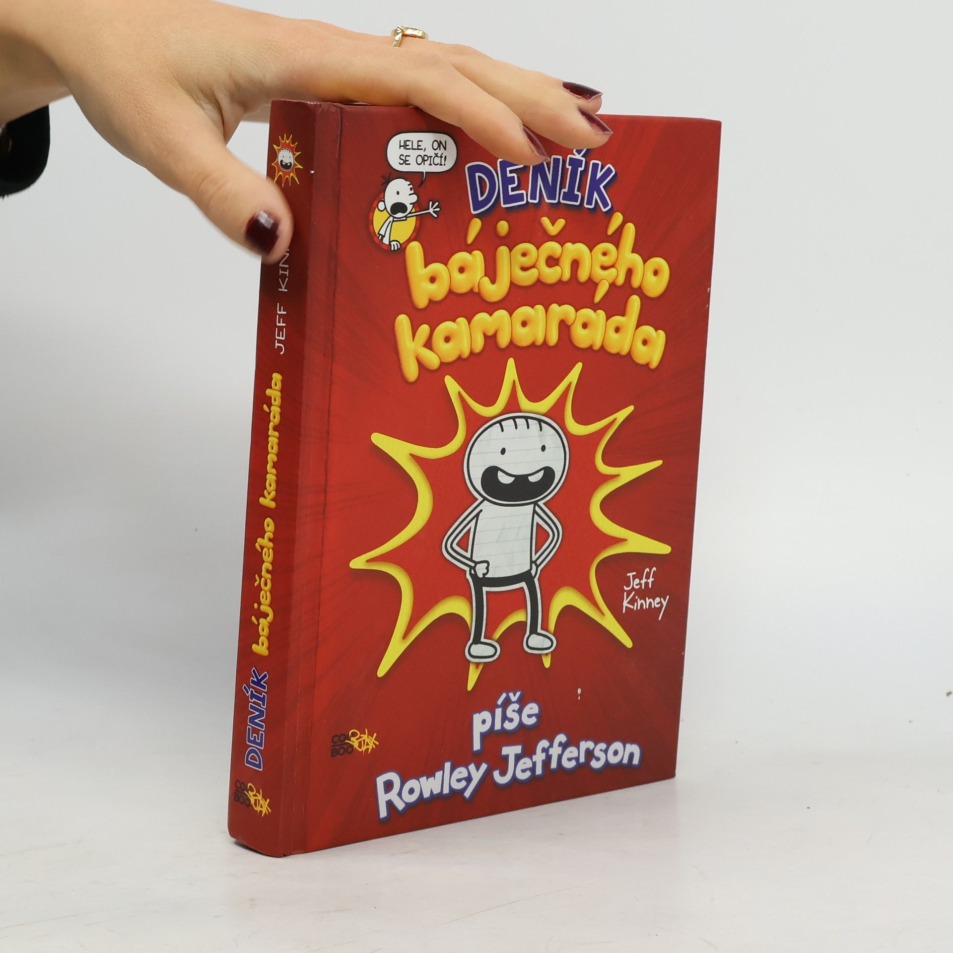 Jeff Kinney Deník báječného kamaráda. Píše Rowley Jefferson