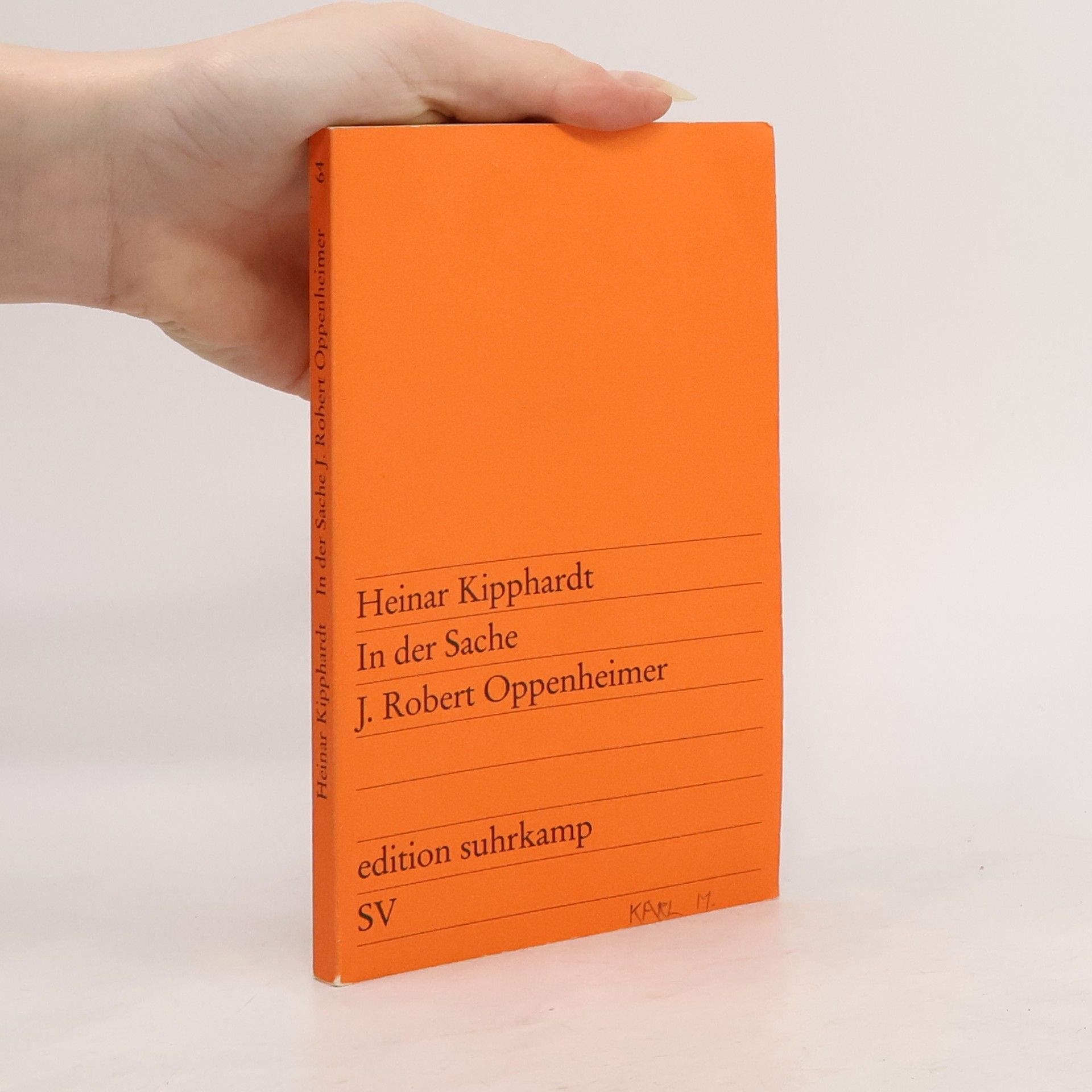 In der Sache J. Robert Oppenheimer