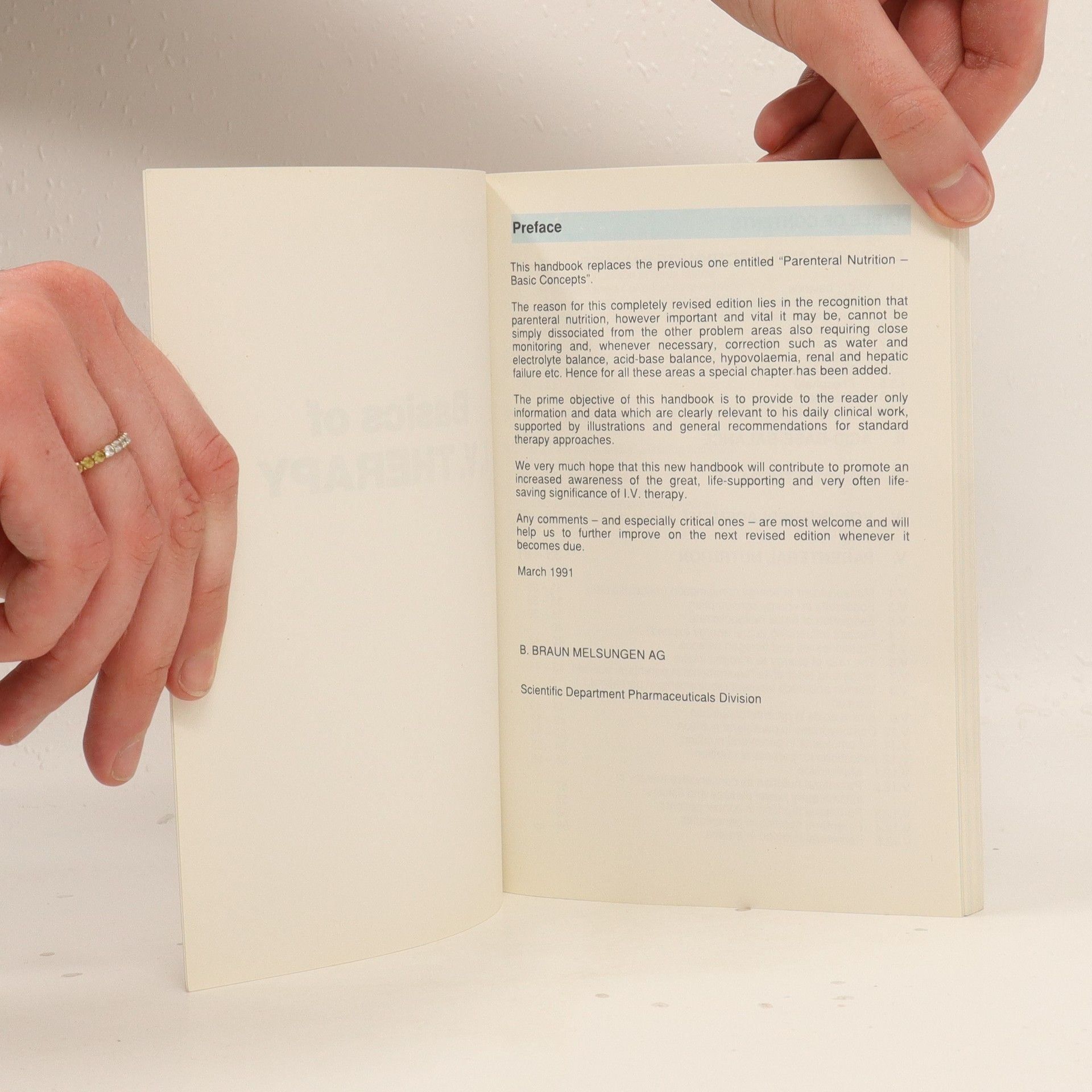 Collectif d'auteurs Basics of I. V. therapy