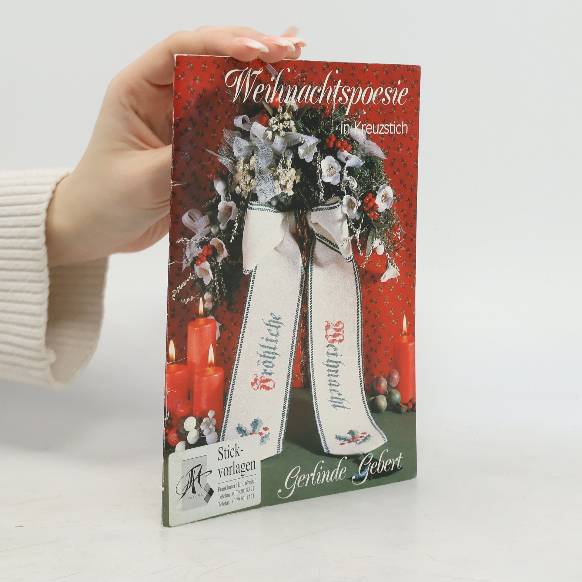 Gerlinde Gebert Weihnachtspoesie in Kreuzstich