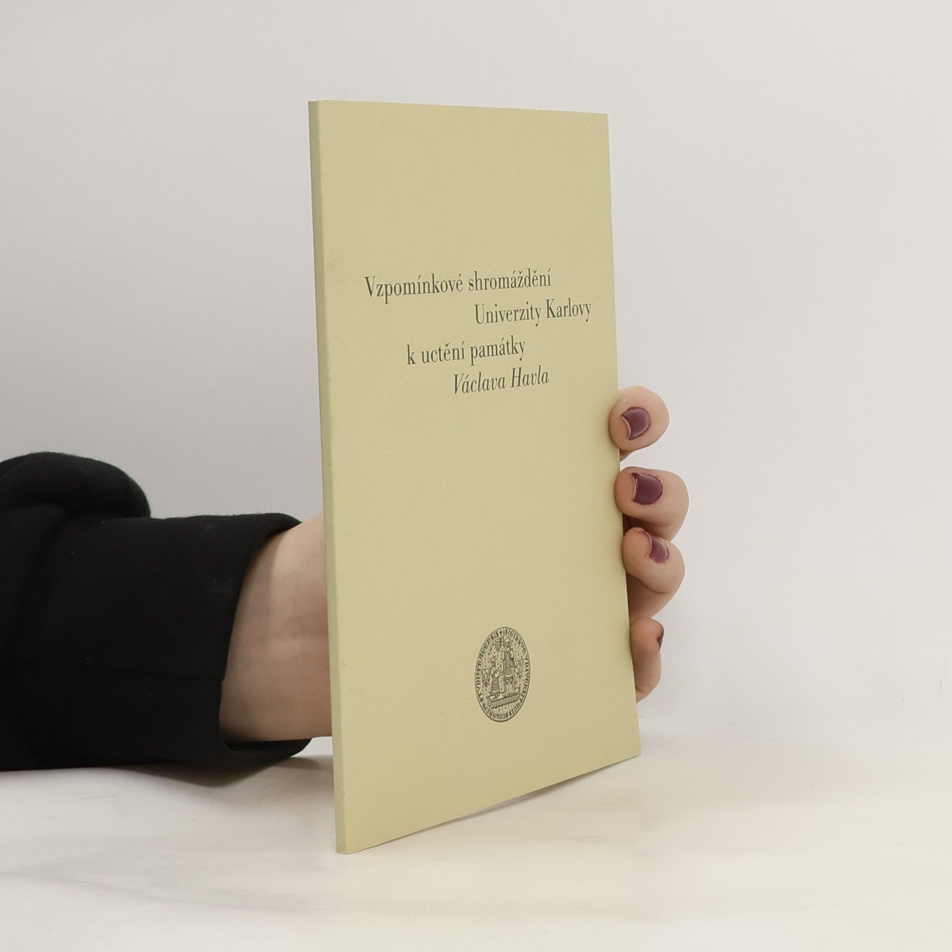 Univerzita Karlova Vzpomínkové shromáždění Univerzity Karlovy k uctění památky Václava Havla