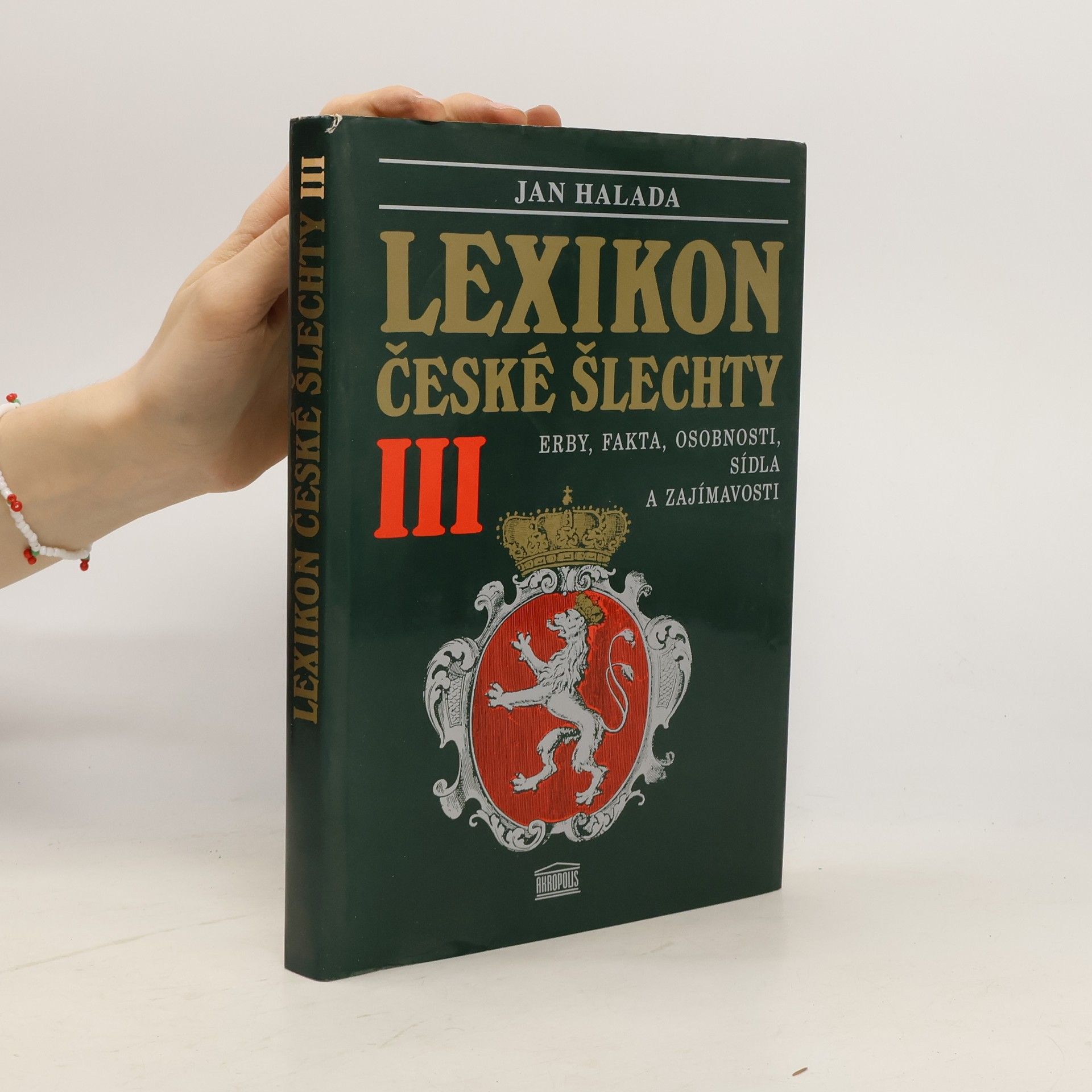 Jan Halada Lexikon české šlechty III.