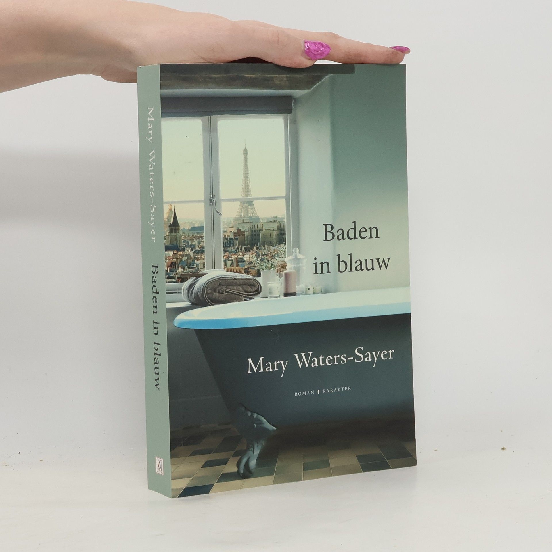 Mary Waters-Sayer Baden in blauw