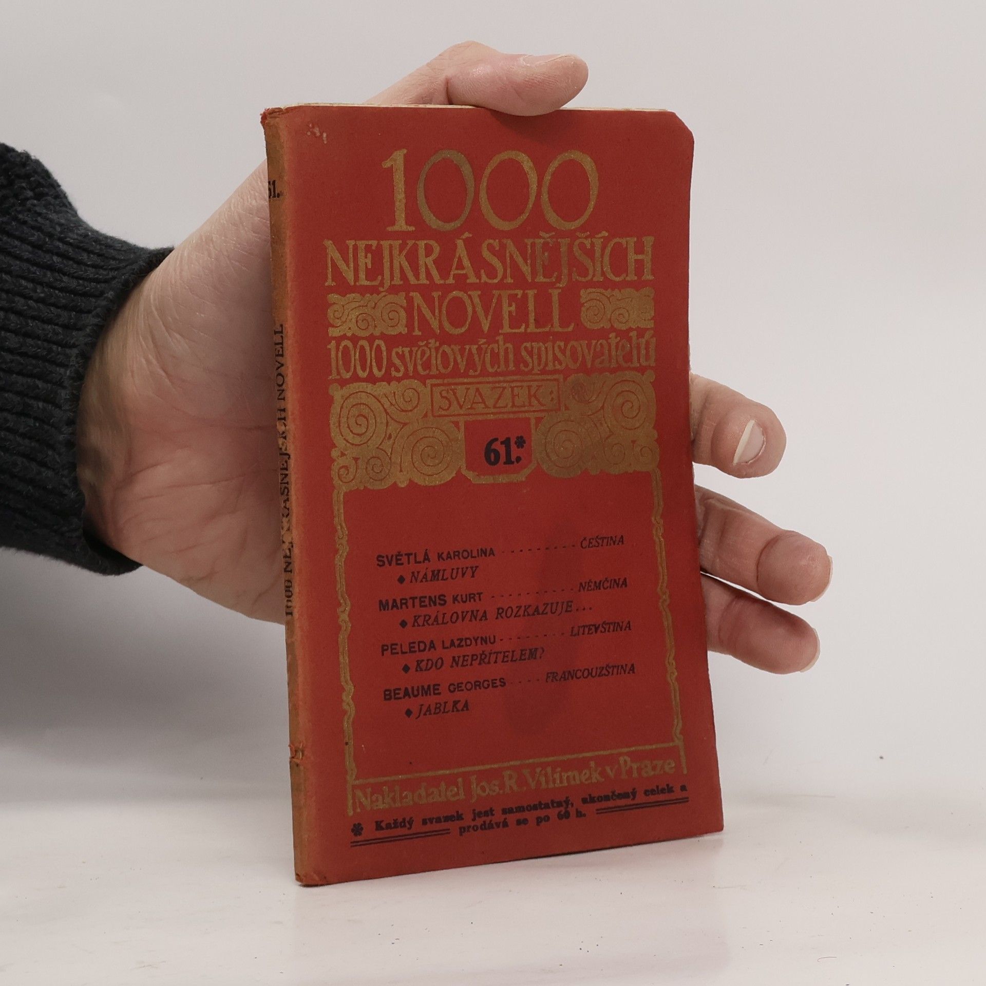 František Sekanina 1000 nejkrásnějších novell a povídek. Svazek 61