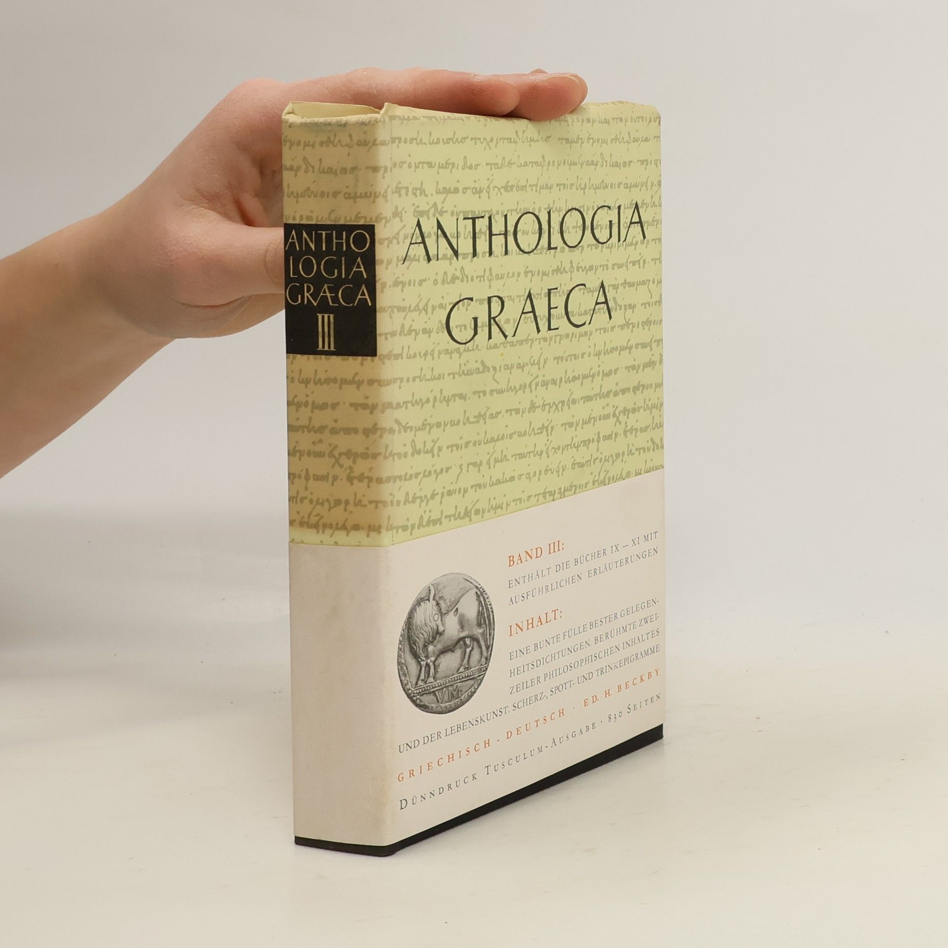 Autorenkollektiv Anthologia Graeca Buch IX-XI
