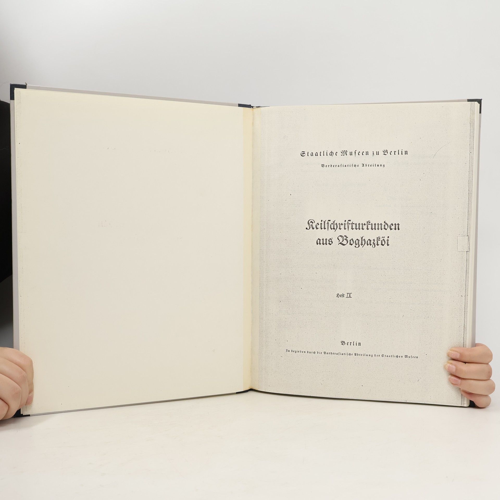 Autorenkollektiv Keilschrifturkunden aus Boghazköi IX