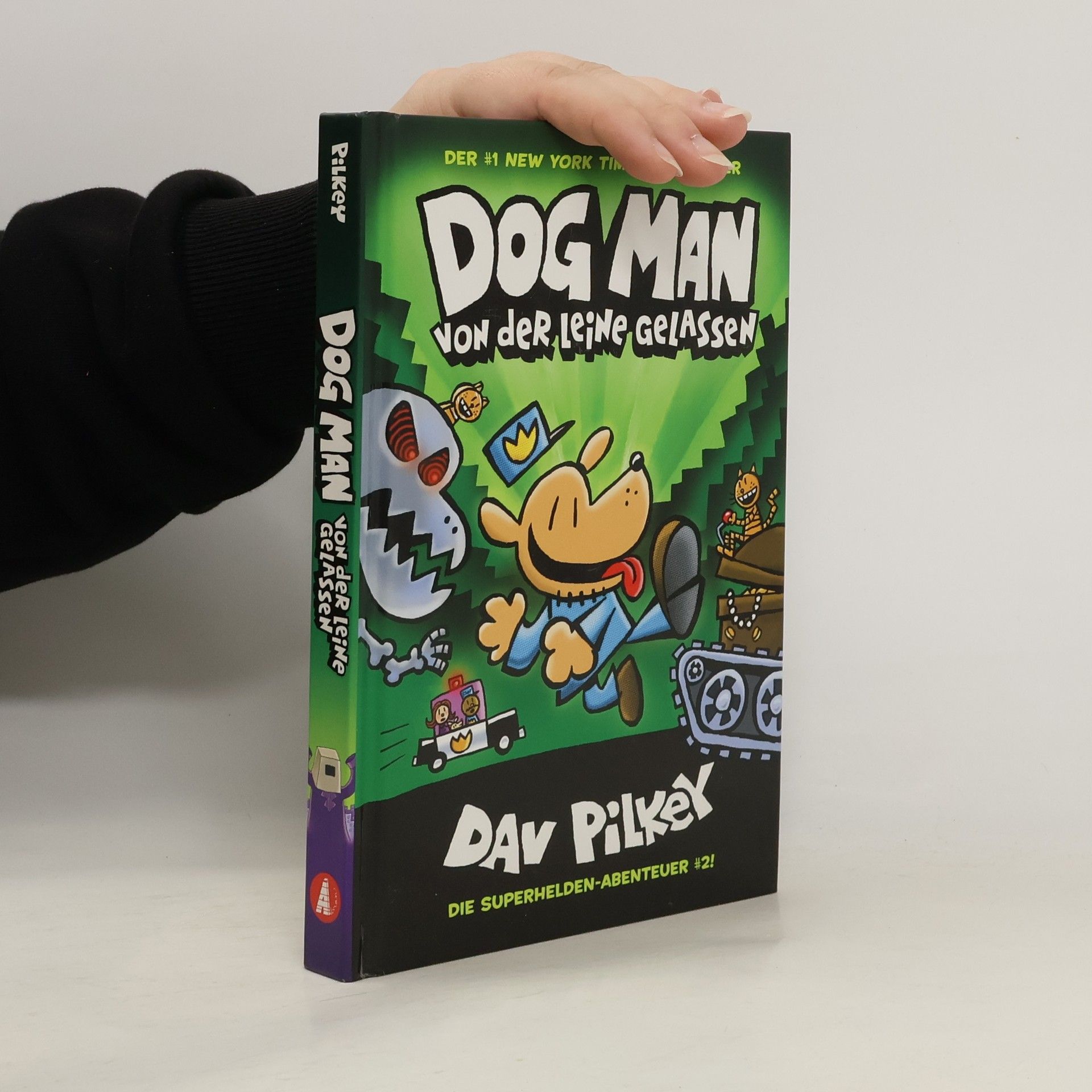 Dog Man von der Leine gelassen