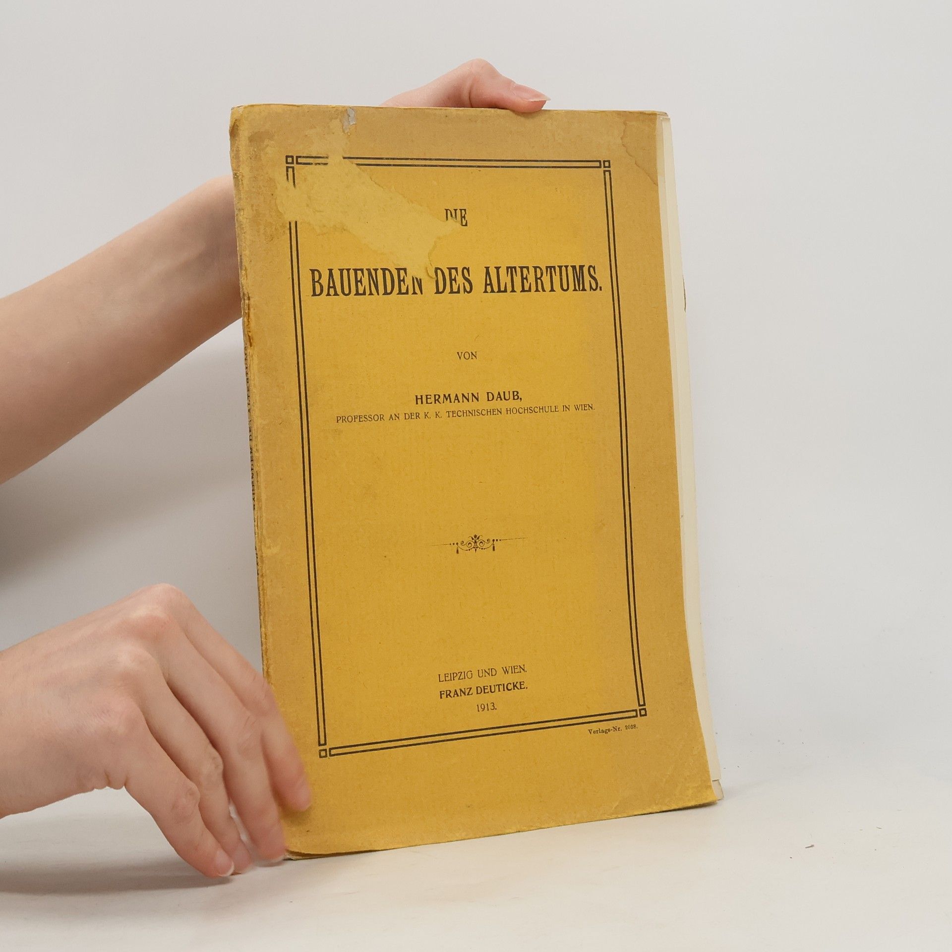 Die Bauenden des Altertums