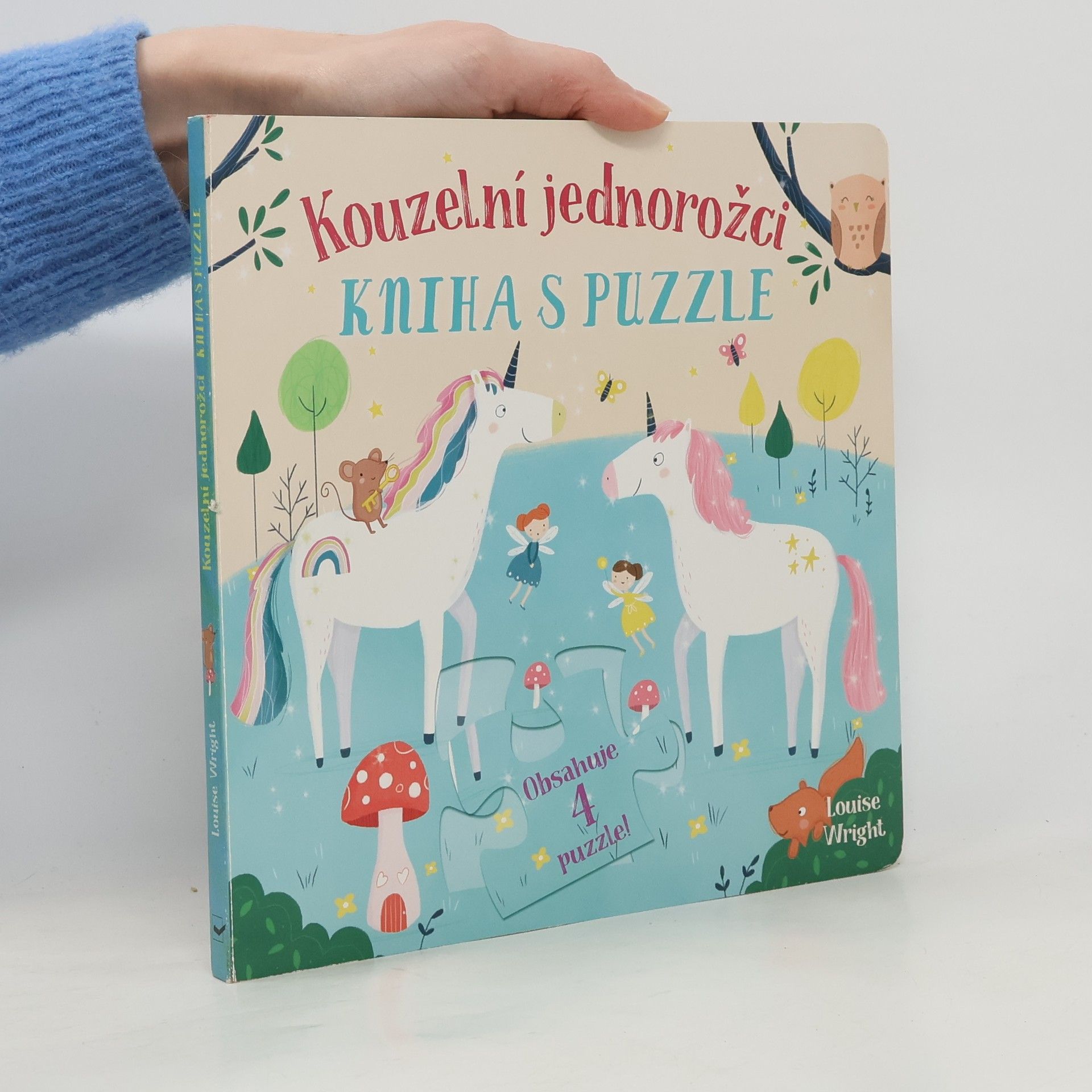 Louise Wright Kouzelní jednorožci - Kniha s puzzle