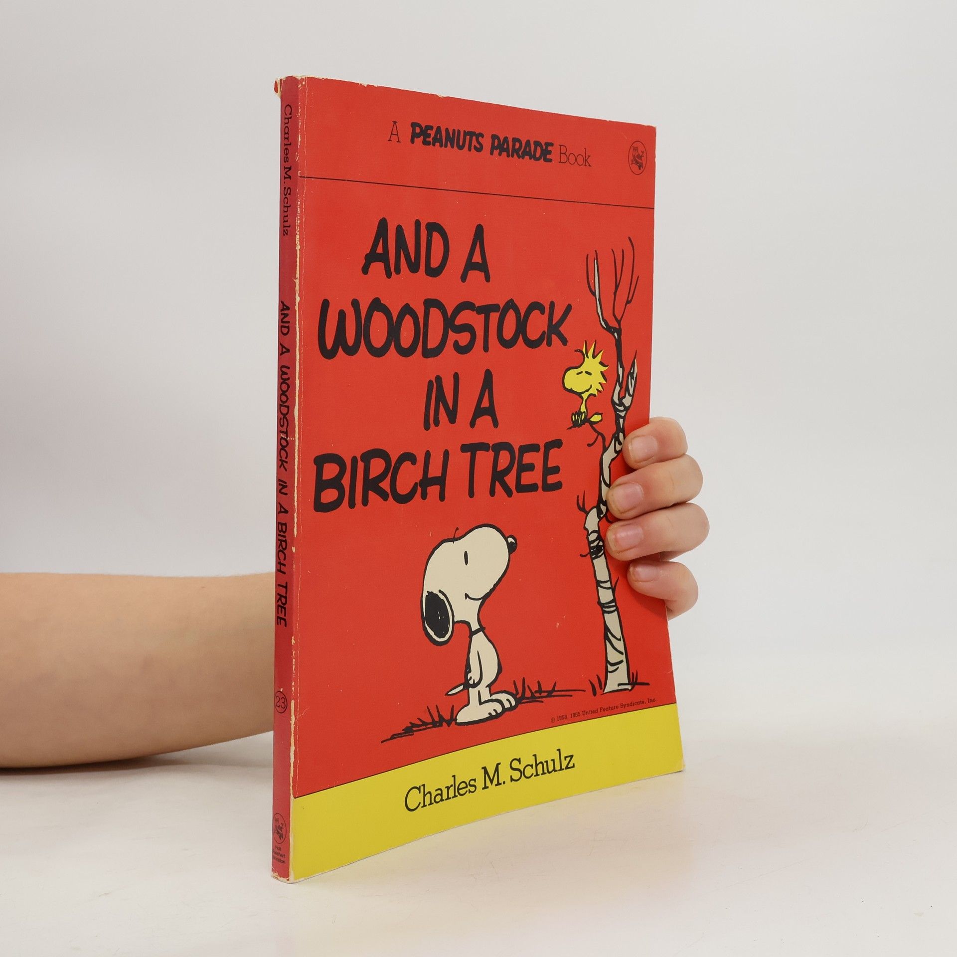 Charles Monroe Schulz And a Woodstock in a Birch Tree