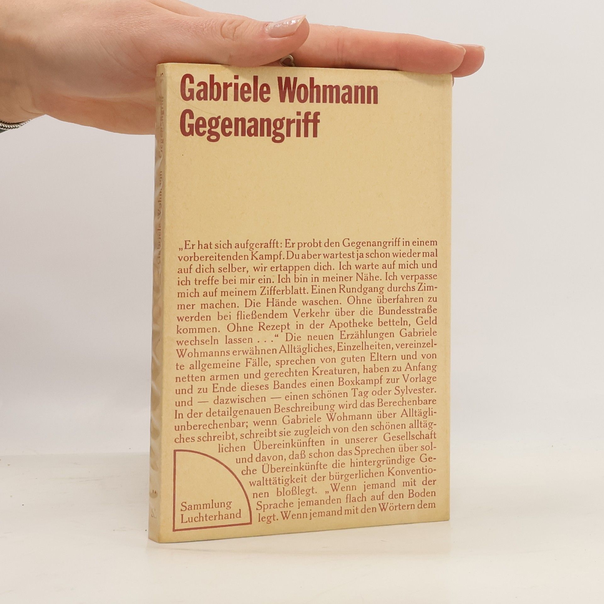 Gabriele Wohmann Gegenagriff