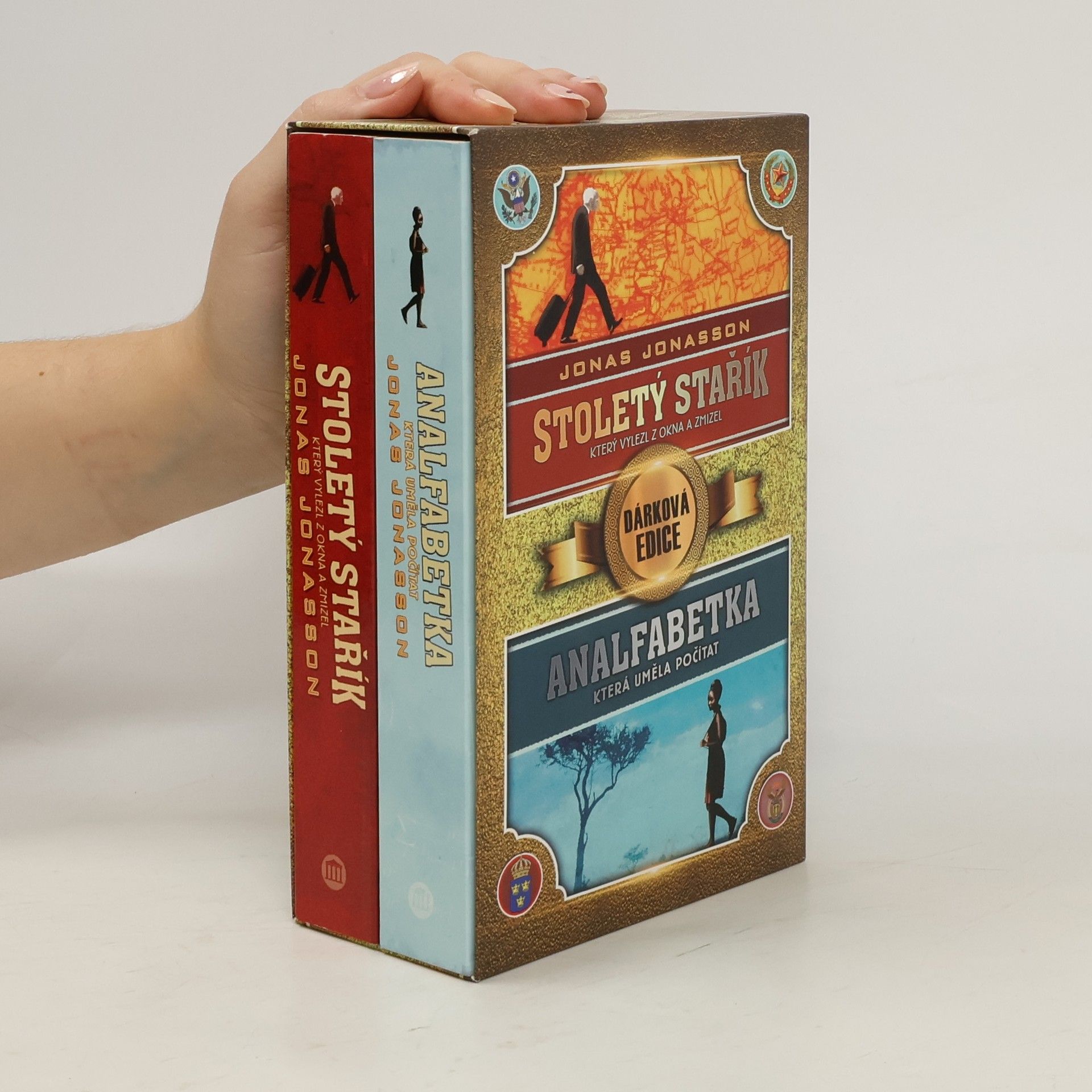 Stoletý stařík, který vylezl z okna a zmizel + Analfabetka, která uměla počítat - dárková edice