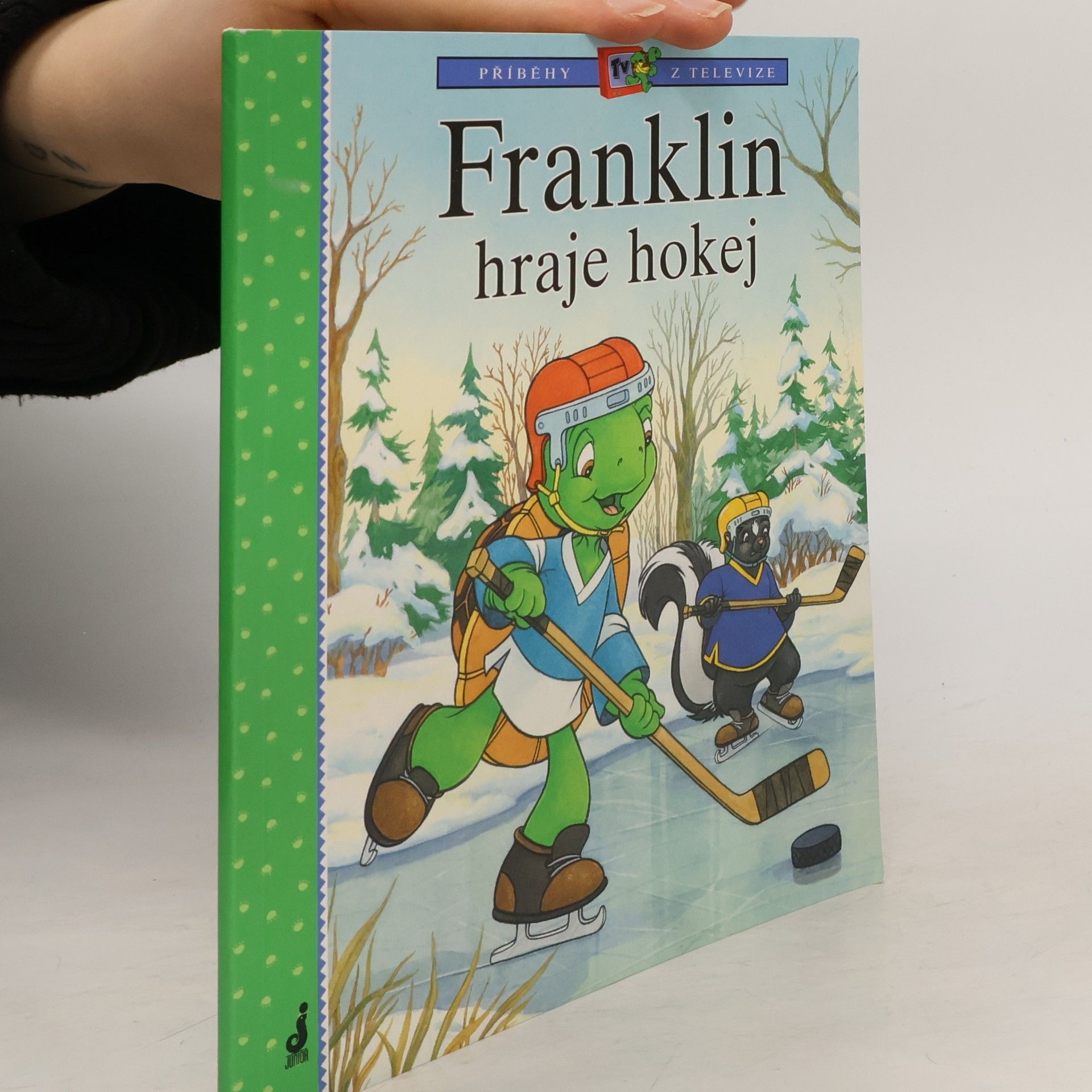 Alena Benešová Franklin hraje hokej