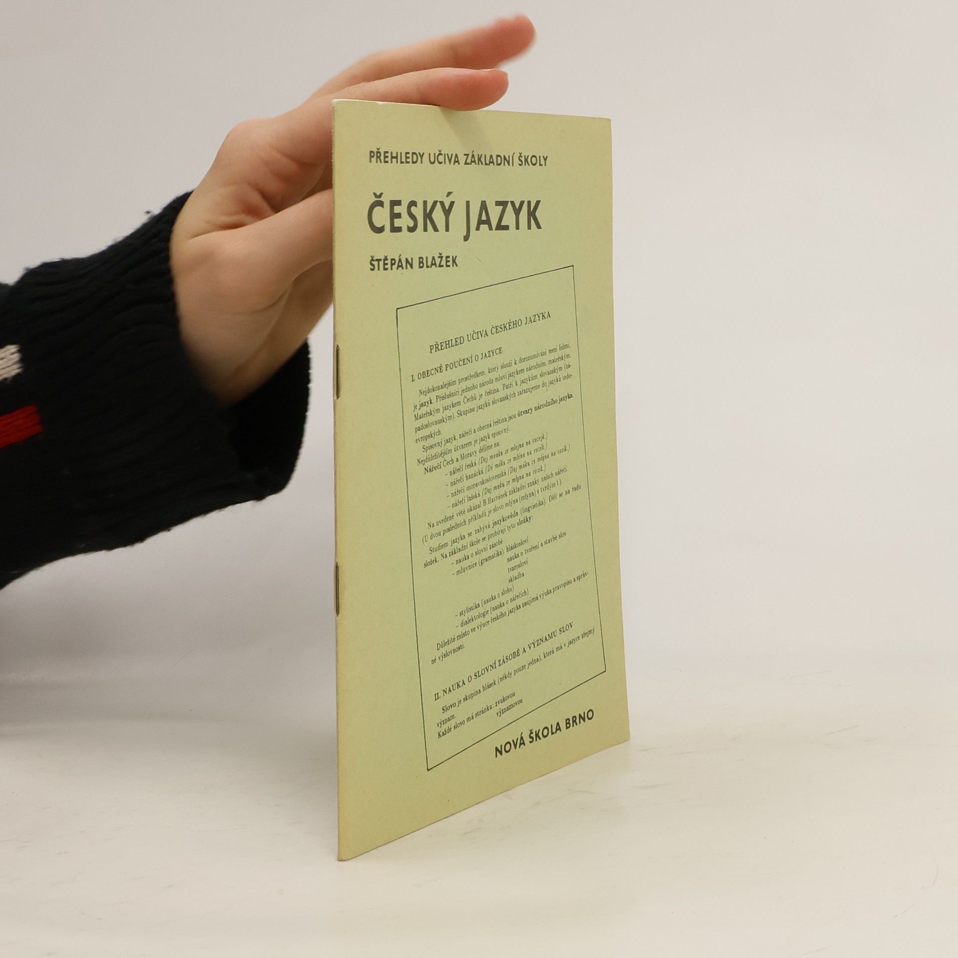 Český jazyk : Přehledy učiva základní školy