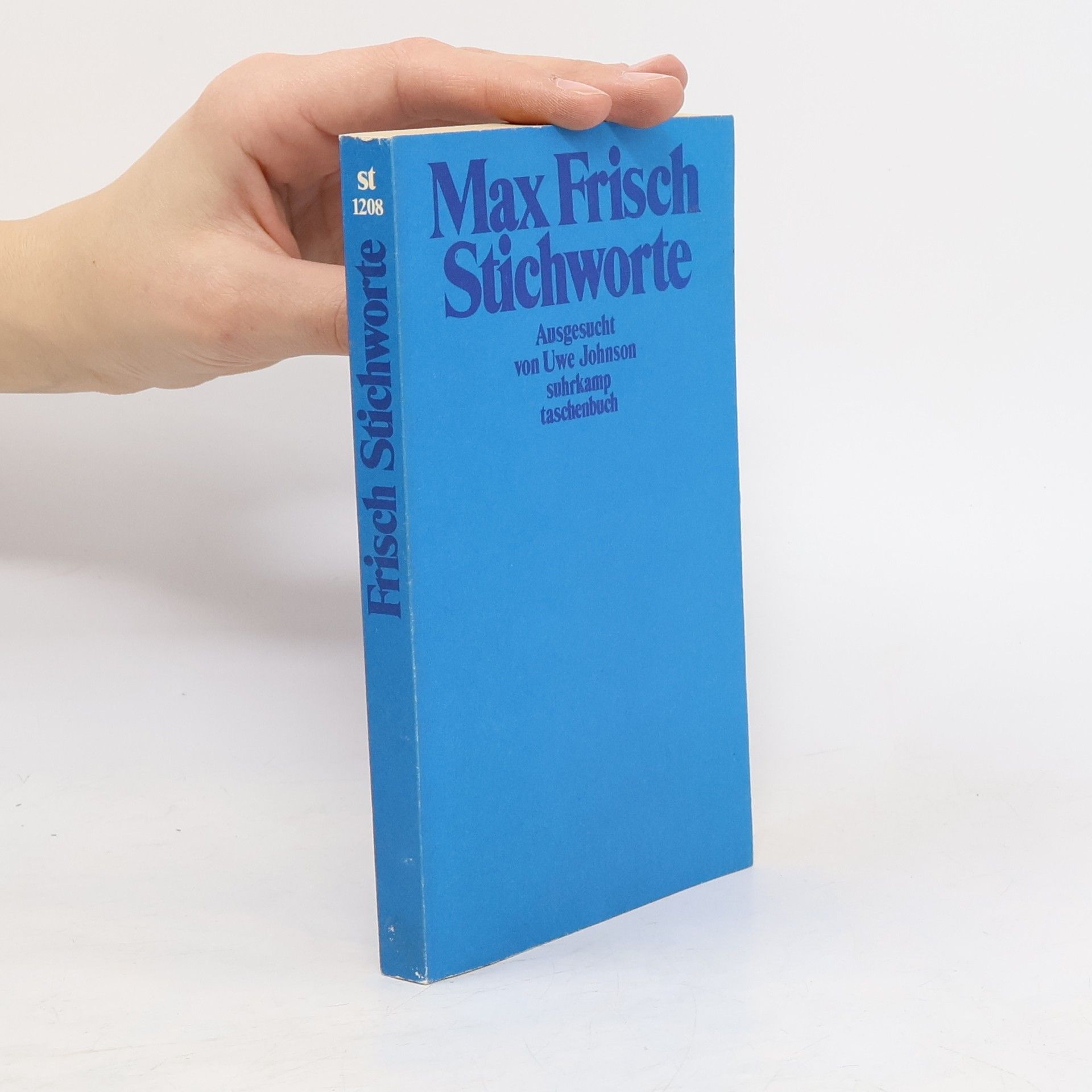 Max Frisch Stich-Worte