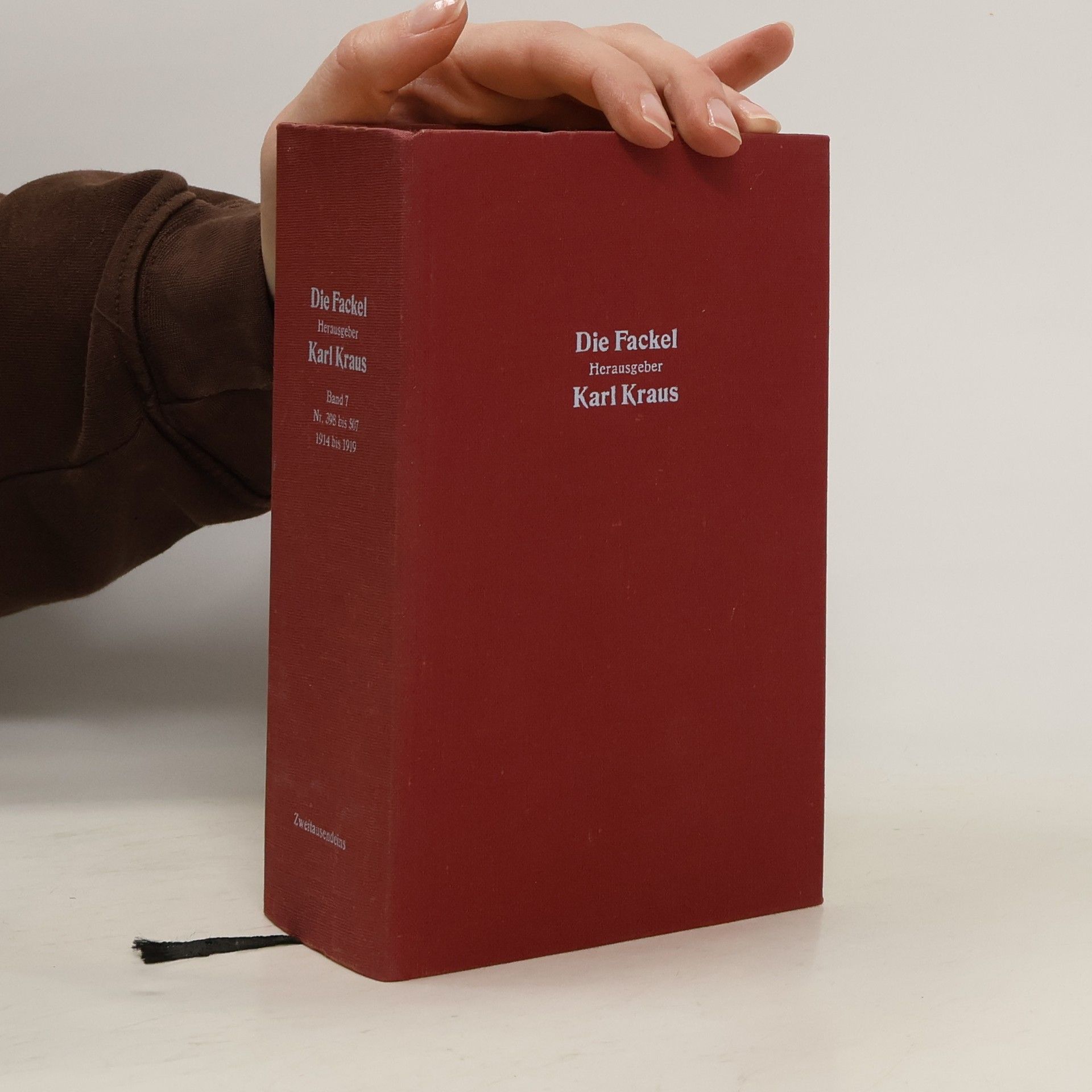 Karl Kraus Die Fackel Herausberger. Band 7