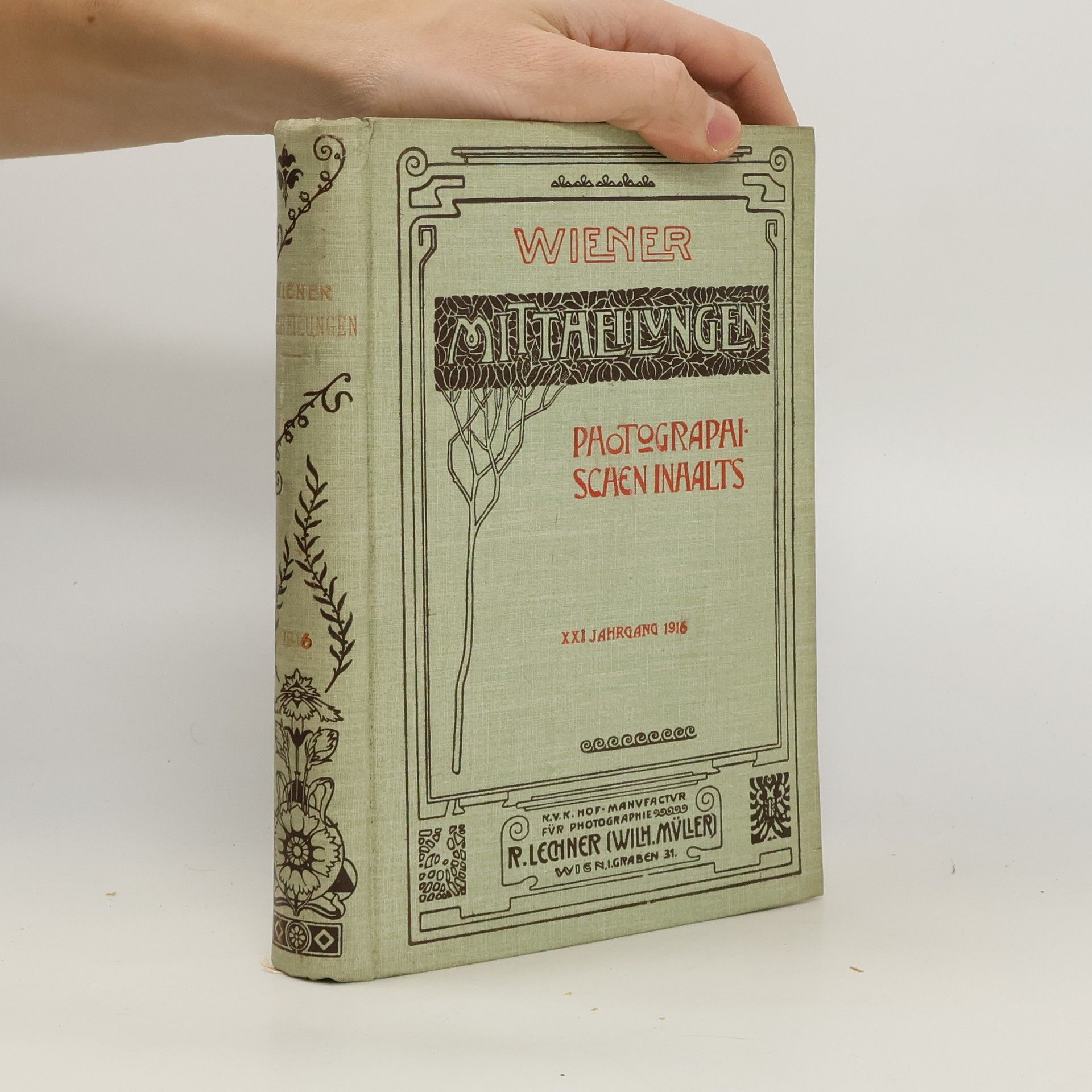 Autorenkollektiv Wiener Mitteilungen photographischen Inhalts XXI.