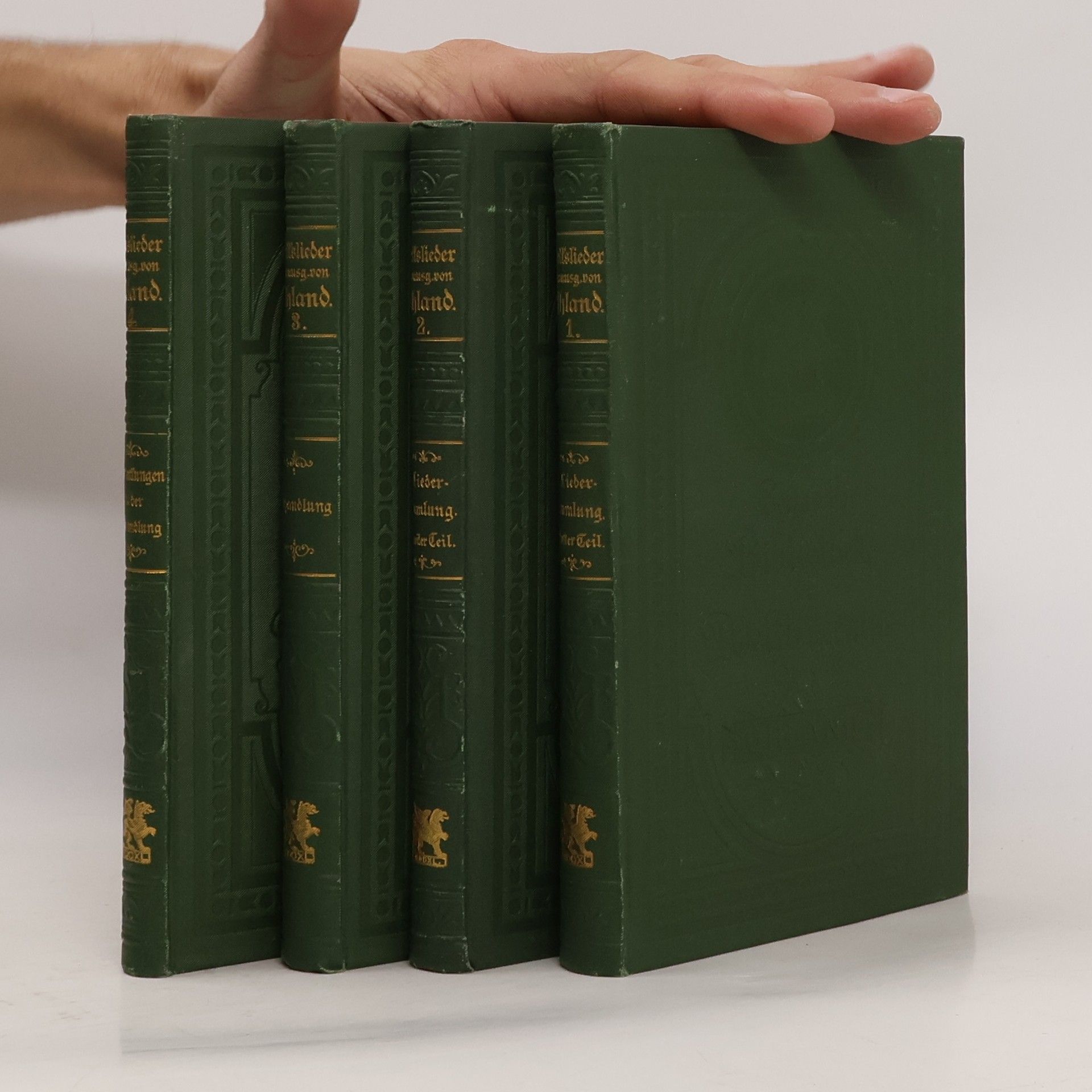 Ludwig Uhland Alte hoch- und niederdeutsche Volkslieder