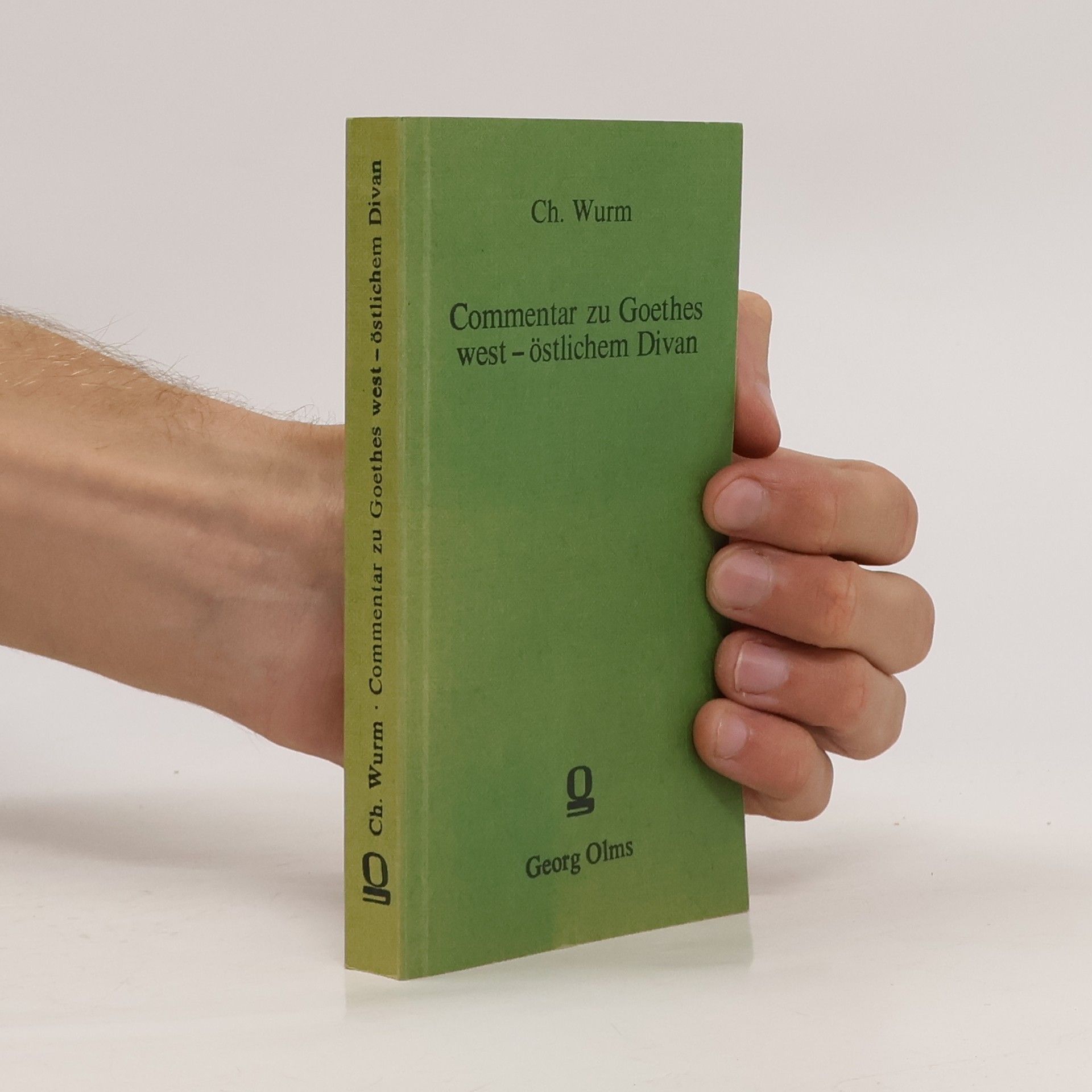 Christian Wurm Commentar zu Goethes West-östlichem Divan