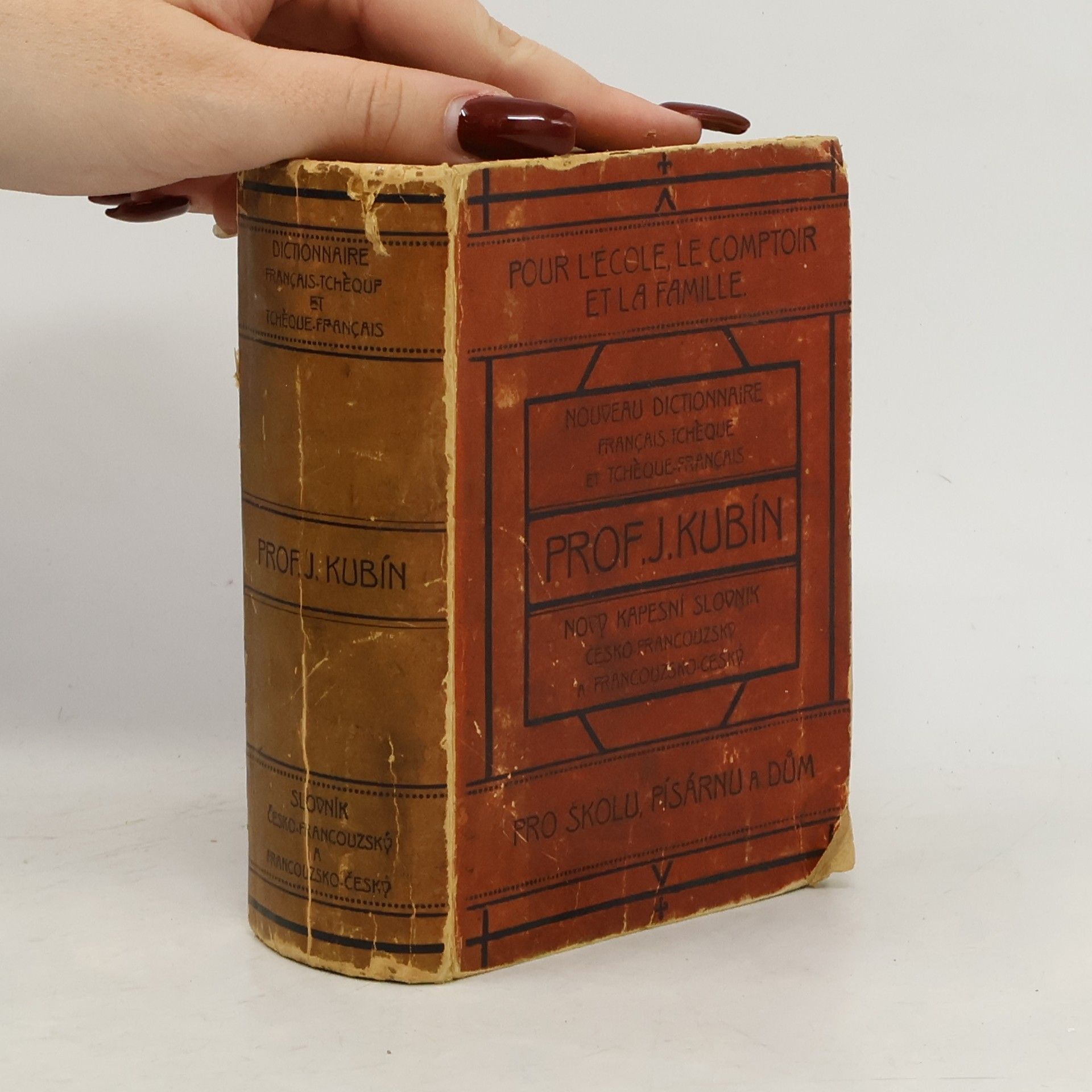 Nový kapesní slovník česko-francouzský a francouzsko-český